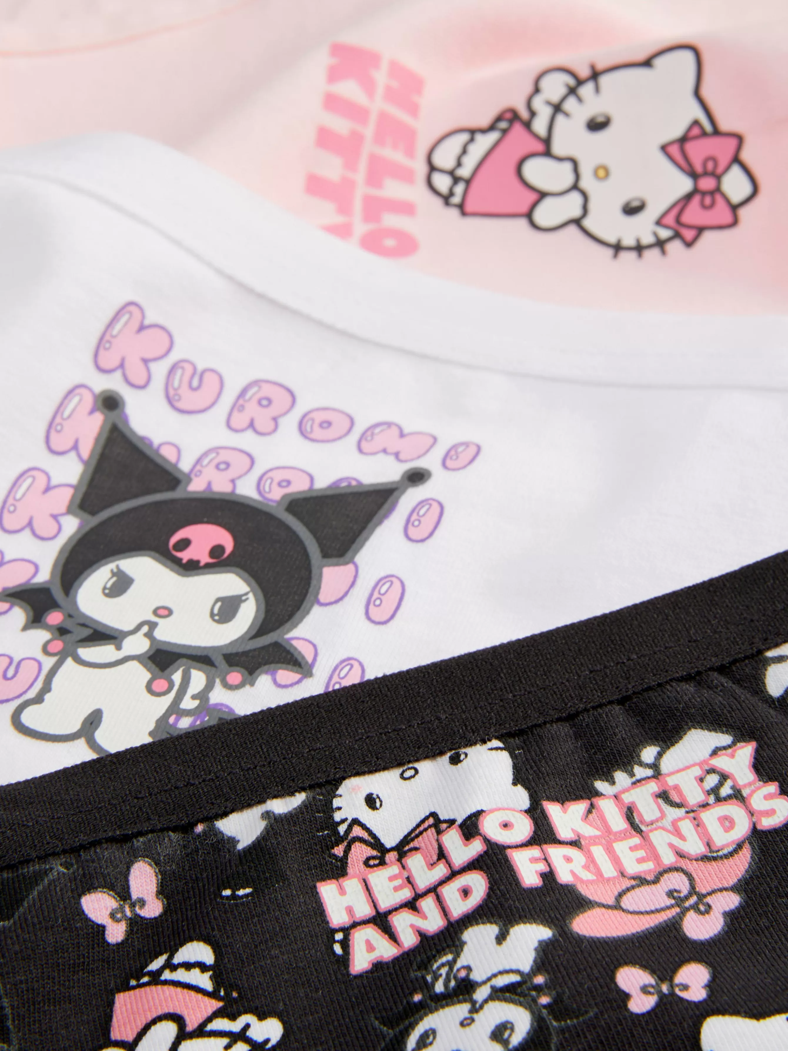 MULHER Primark Pack 3 Cuecas Cavadas Hello Kitty