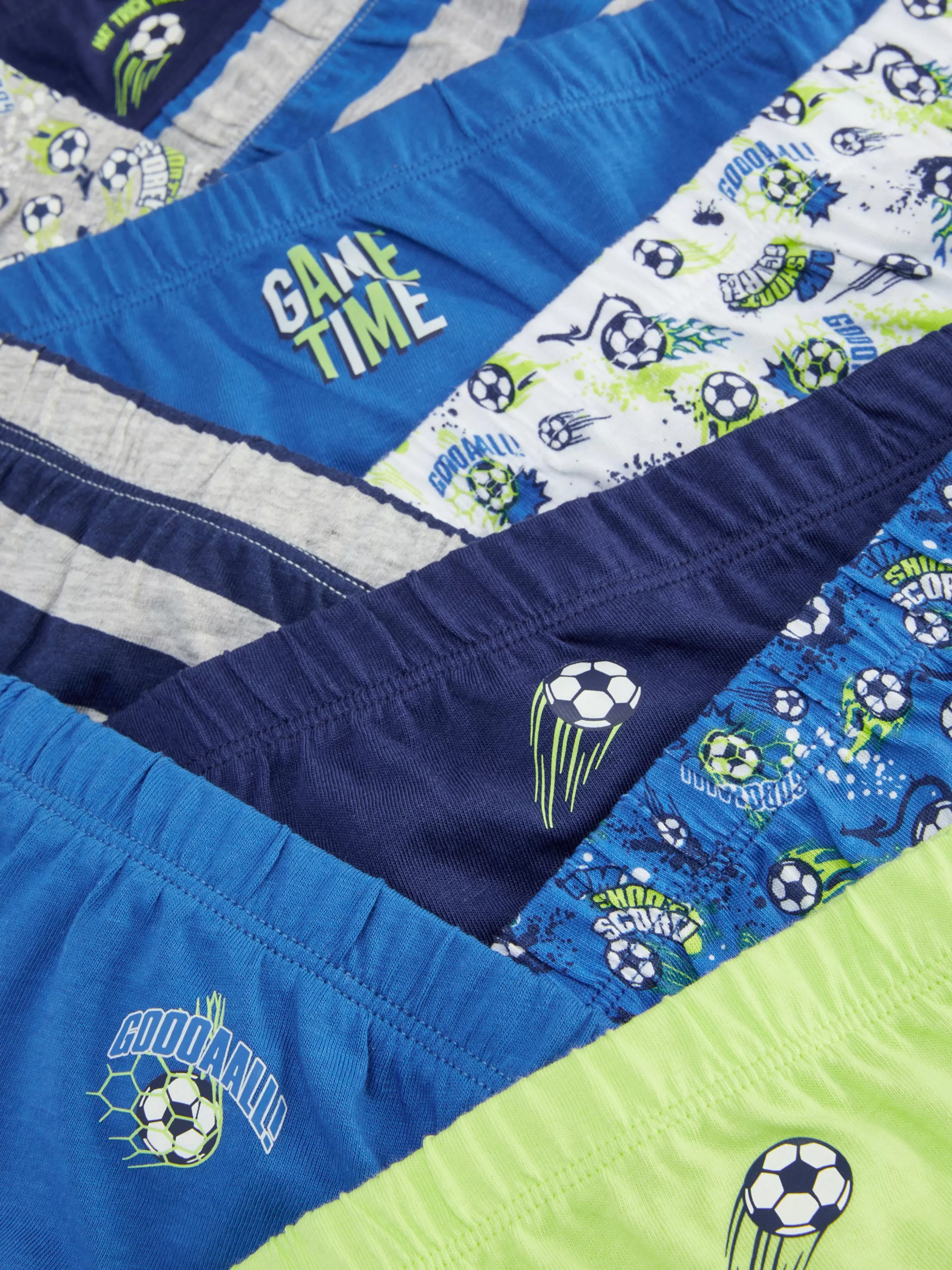 Primark Pack 10 Cuecas Gráficas Futebol