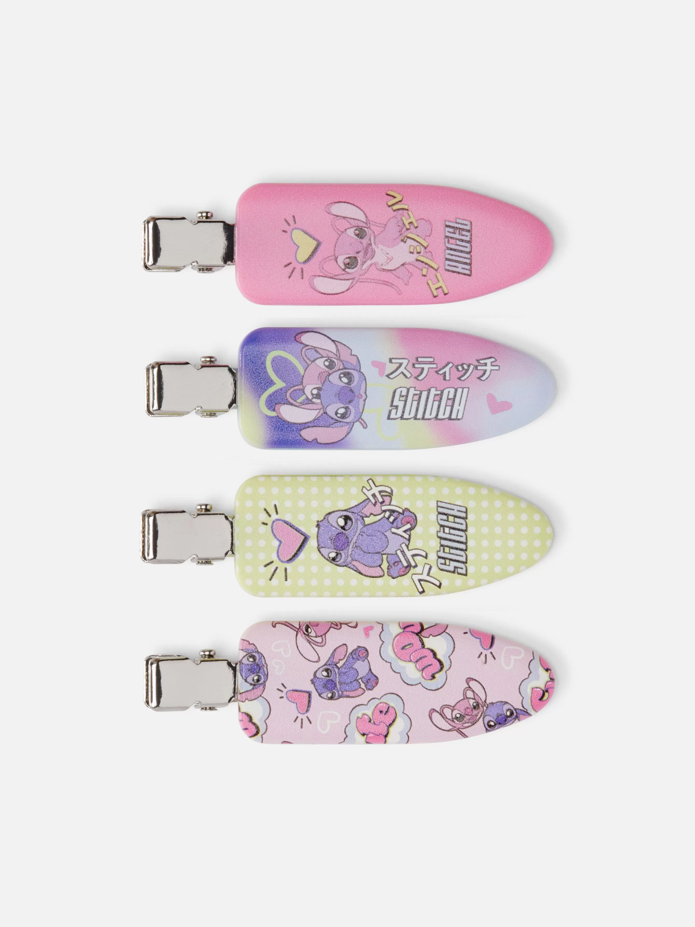 MULHER Primark Pack 4 Ganchos Cabelo Sem Marcas Disney Stitch