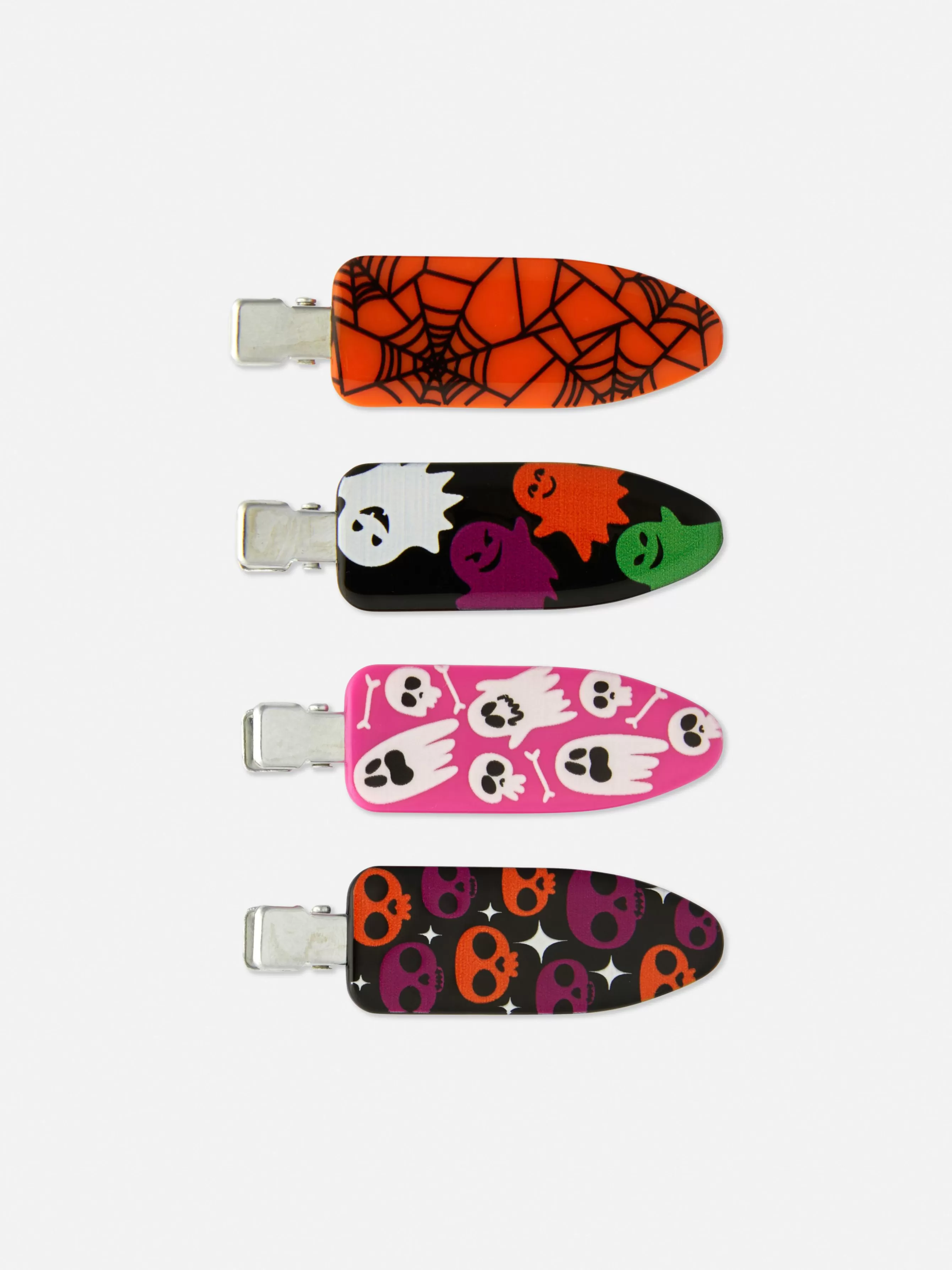 MULHER Primark Pack 4 Molas Cabelo S/ Marcas Halloween PS...