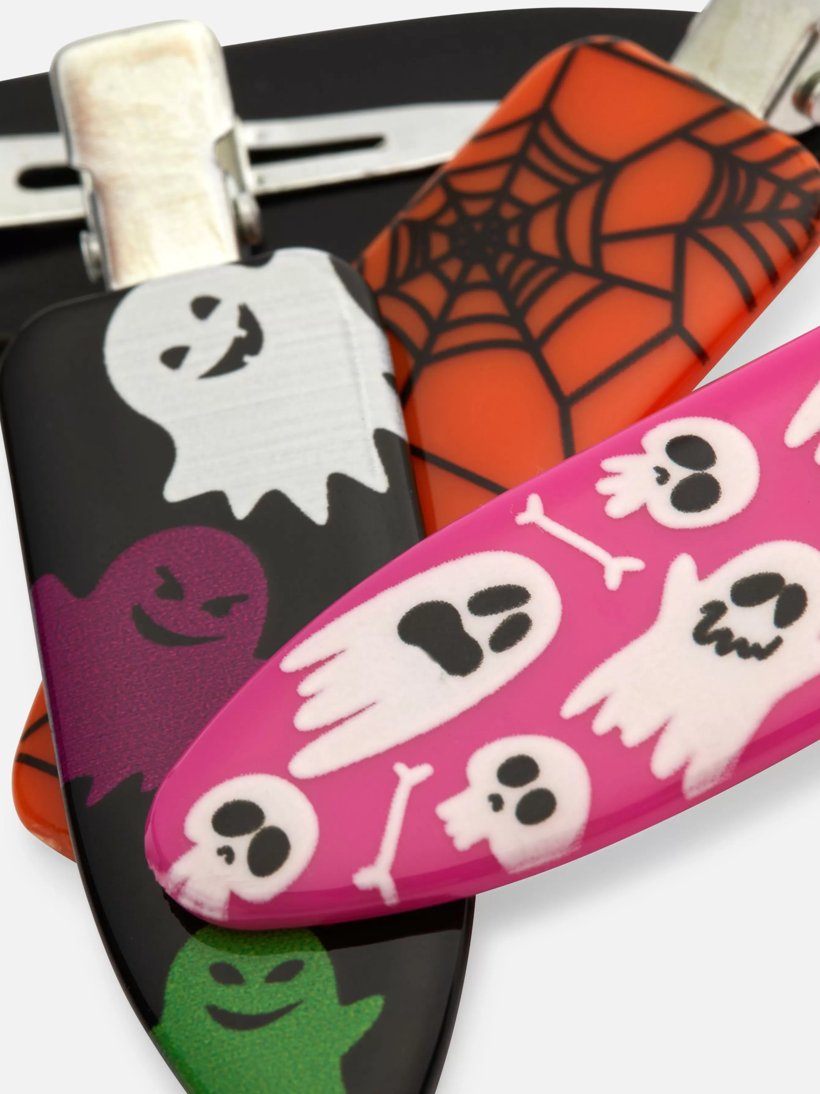 MULHER Primark Pack 4 Molas Cabelo S/ Marcas Halloween PS...