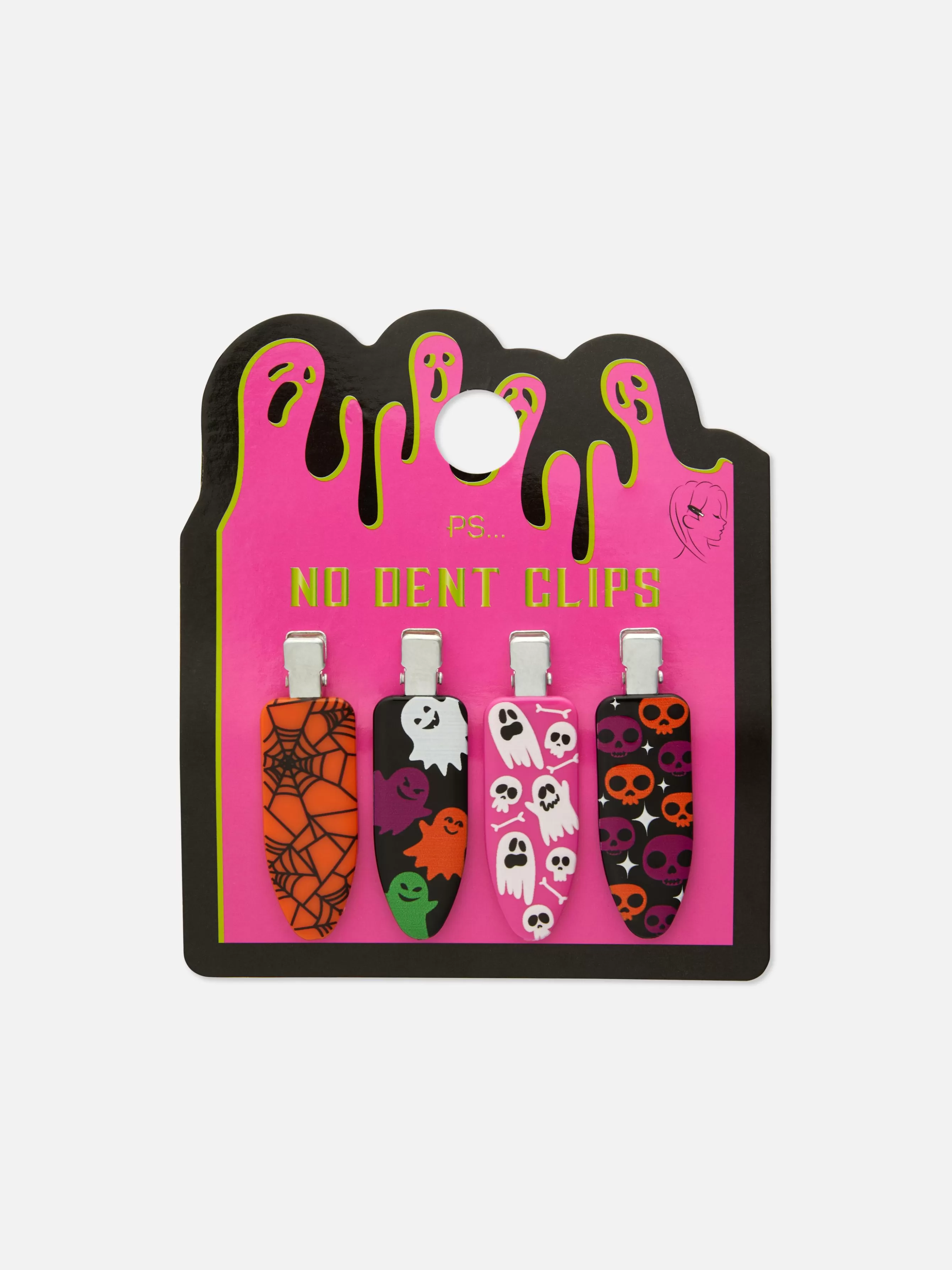 MULHER Primark Pack 4 Molas Cabelo S/ Marcas Halloween PS...