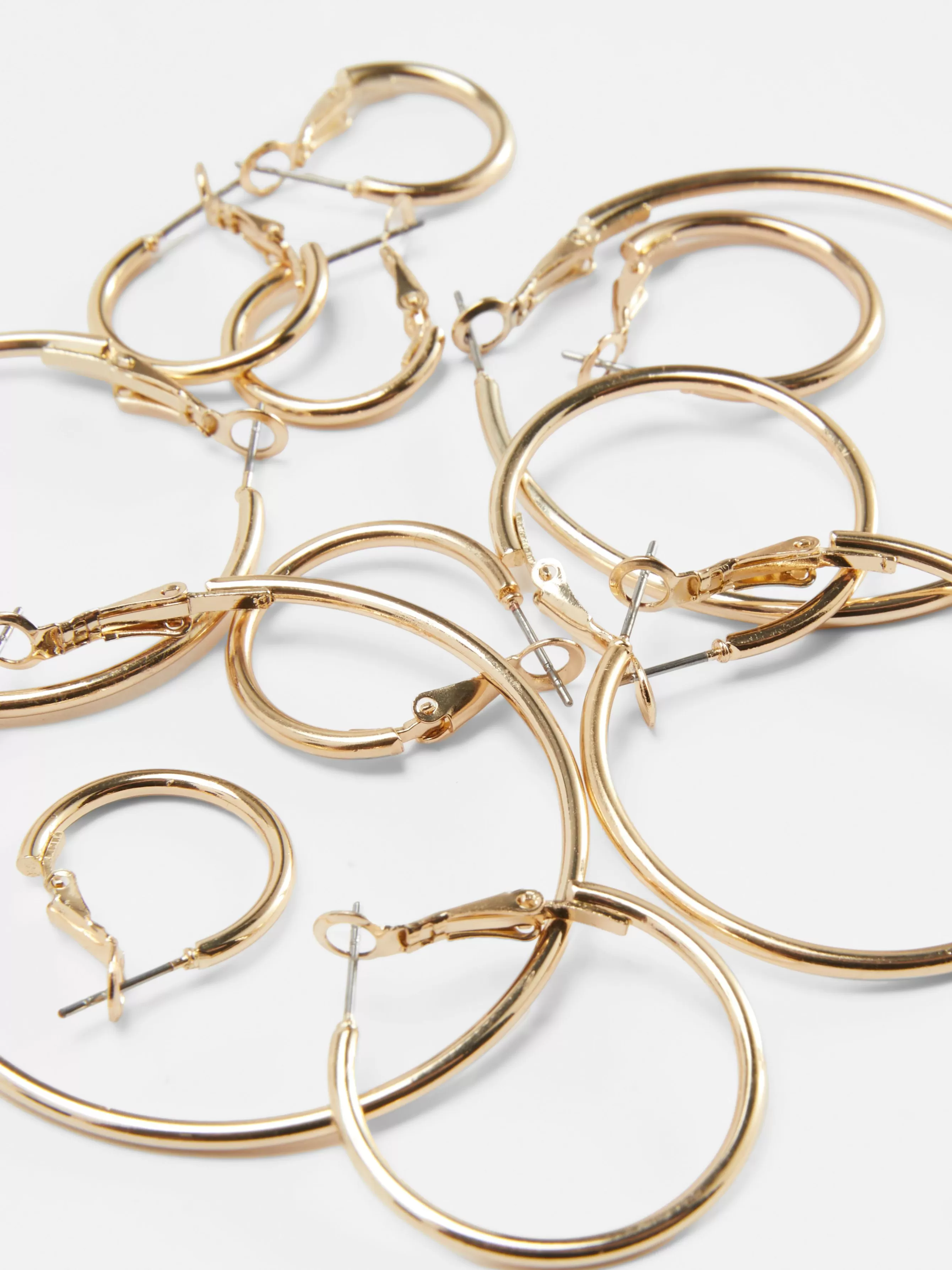 MULHER Primark Pack 6 Pares Argolas Tamanhos Sortidos