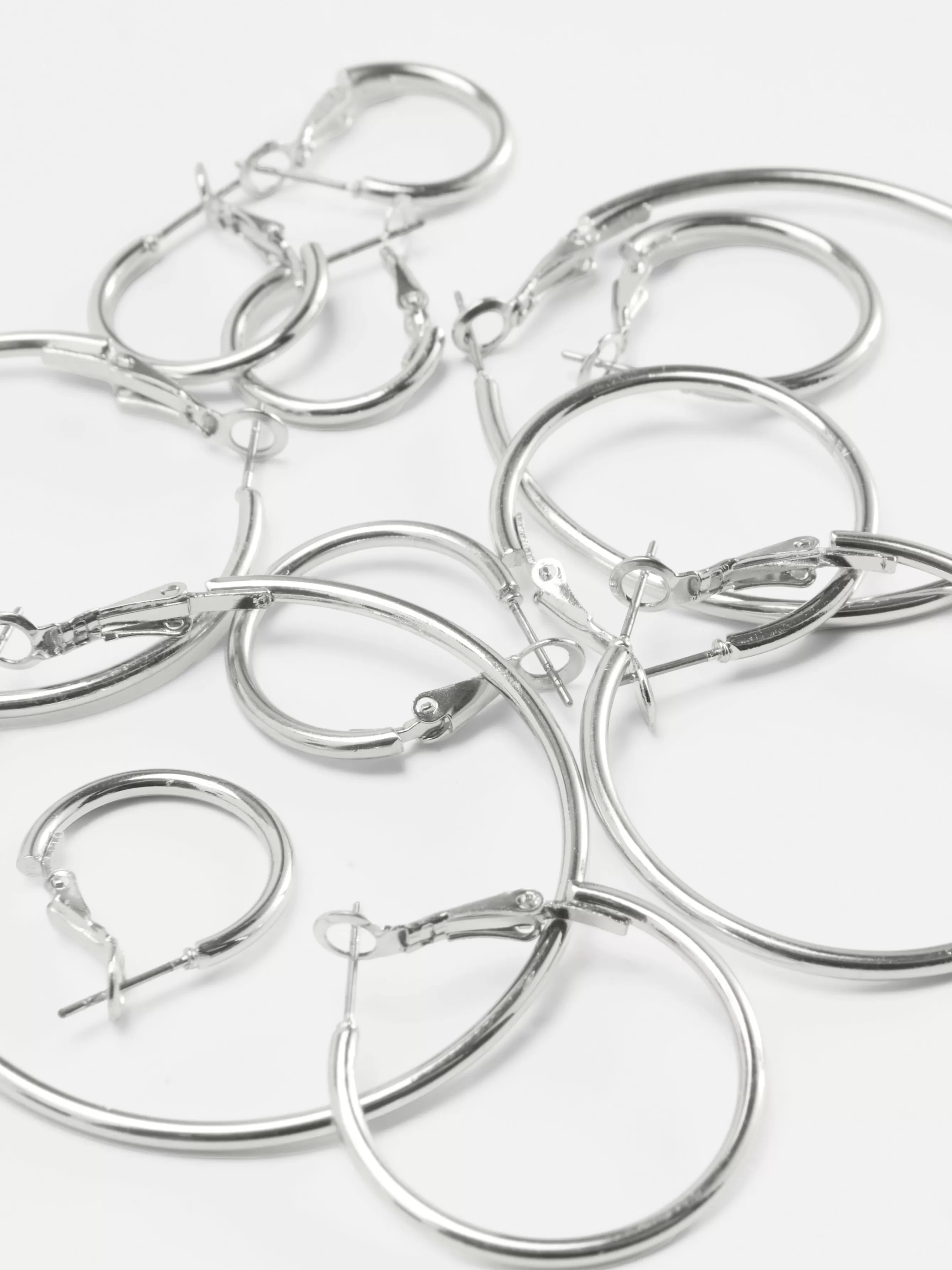 MULHER Primark Pack 6 Pares Argolas Tamanhos Sortidos