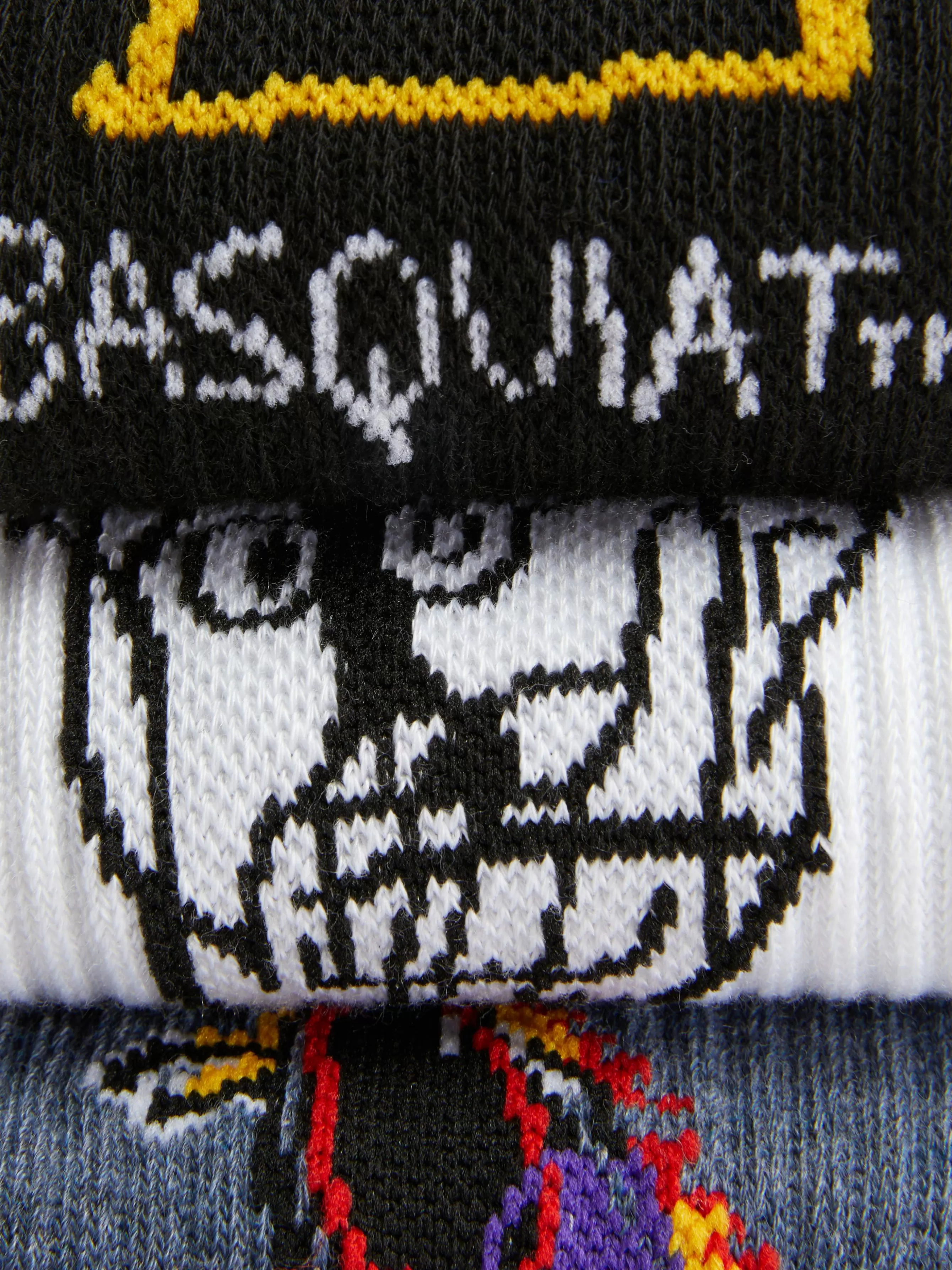 Primark Pack 3 Pares Meias Cano Médio Basquiat