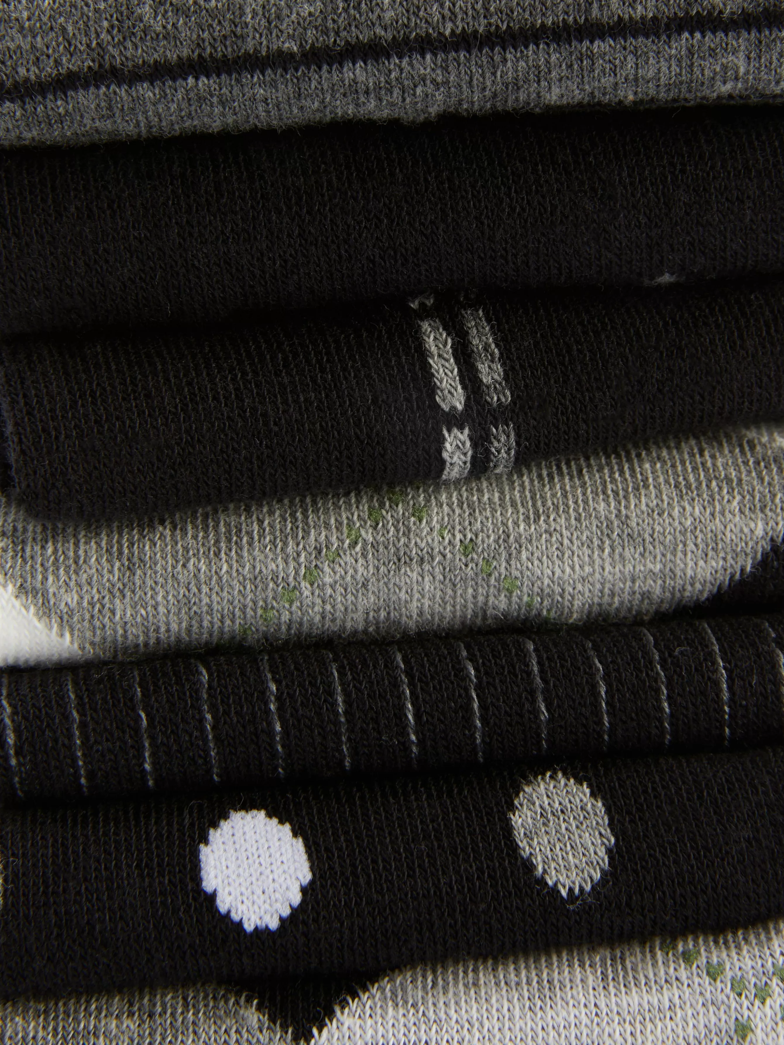 Primark Pack 7 Pares Meias Cano Médio Designs Sortidos