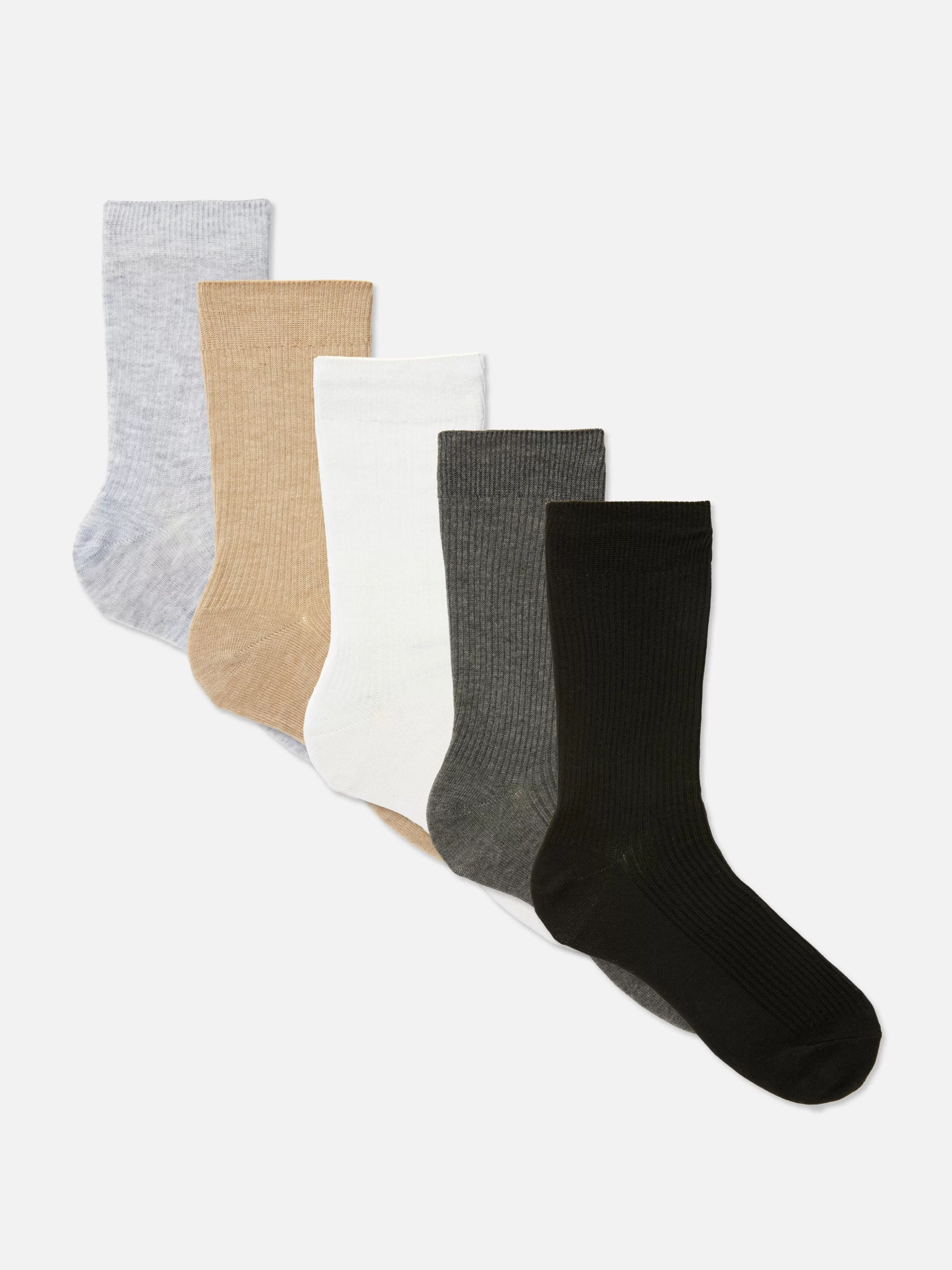 Primark Pack 5 Pares Meias Cano Médio Sortidas