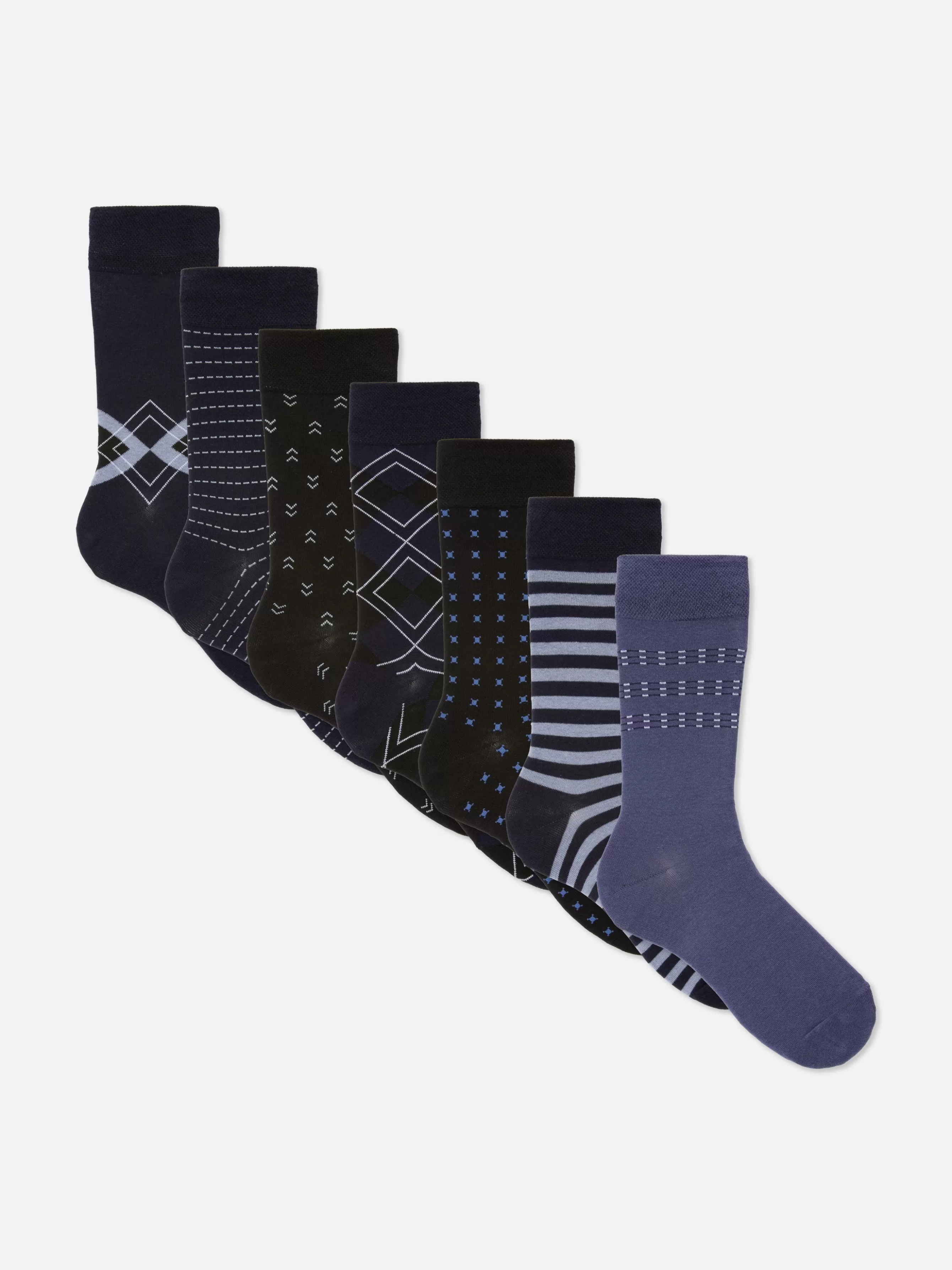 Primark Pack 7 Pares Meias Cano Médio Sortidas