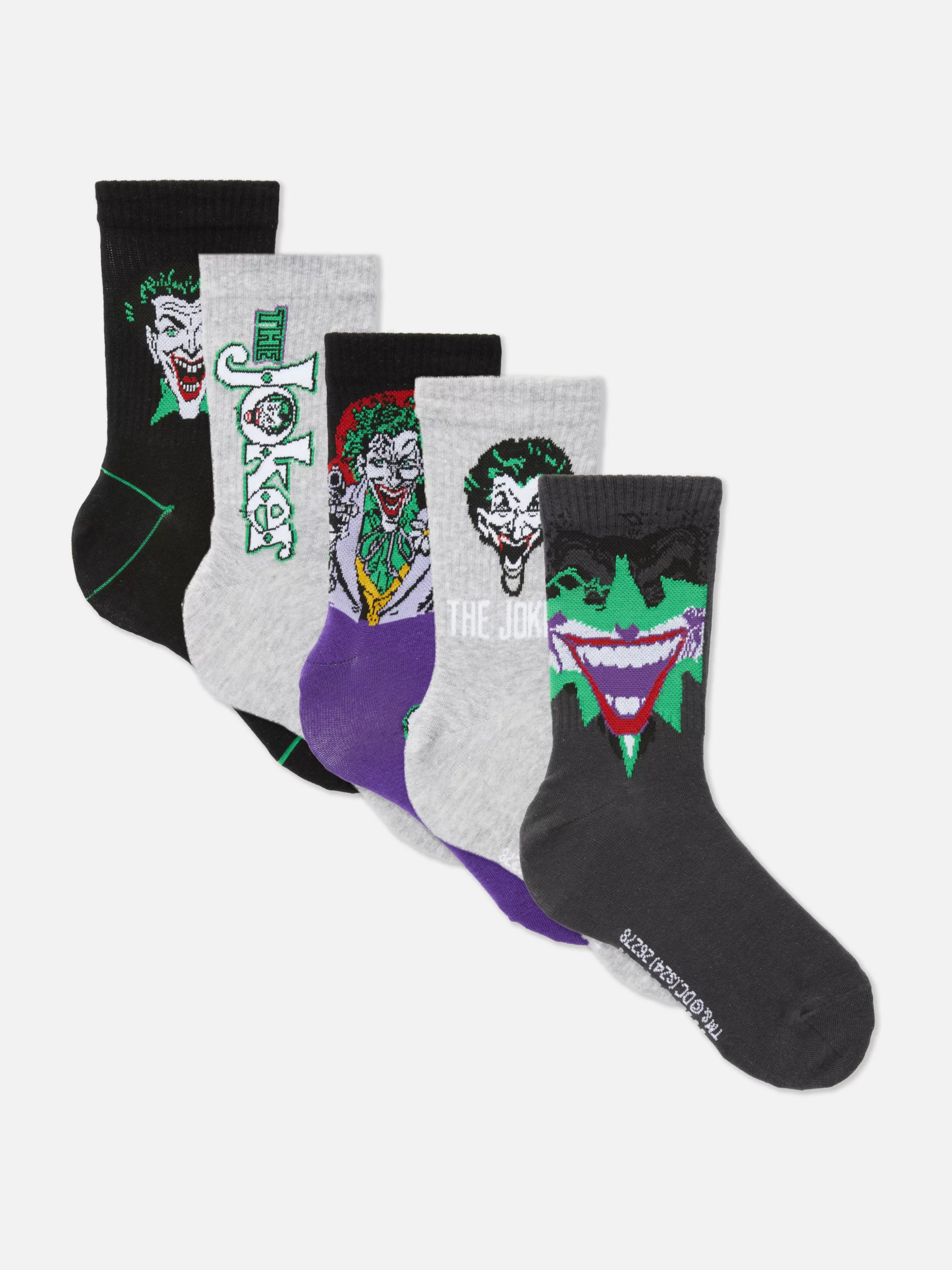 Primark Pack 5 Pares Meias Cano Médio The Joker