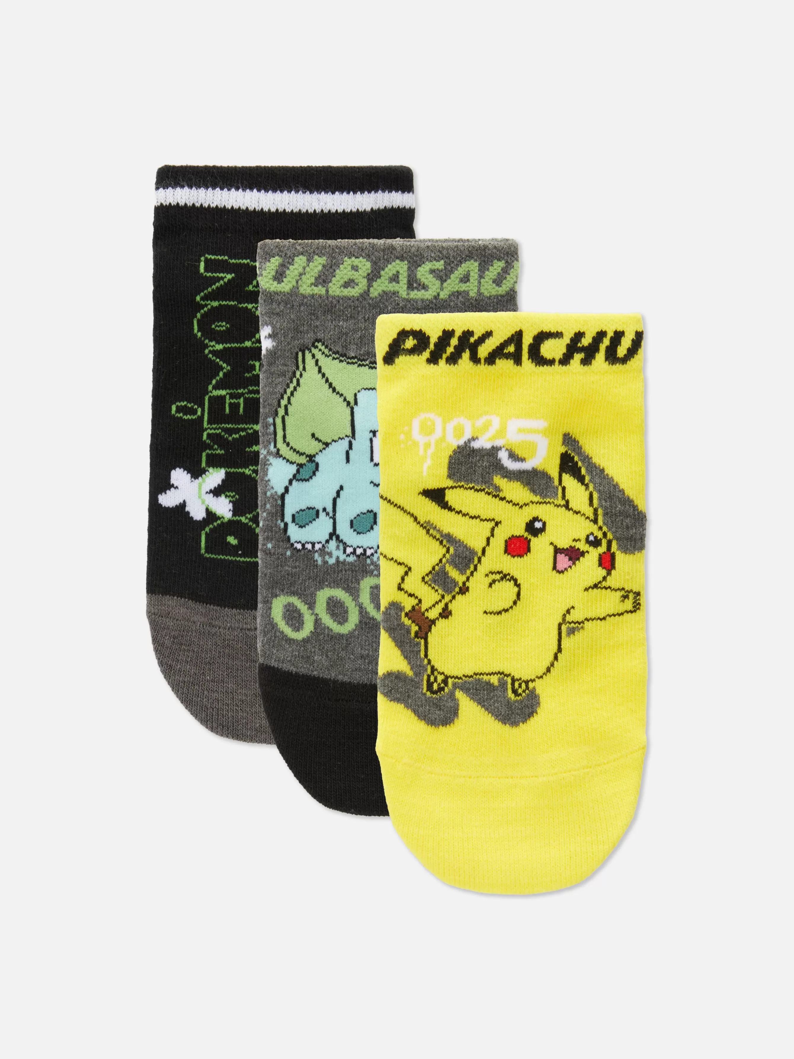 Primark Pack 3 Pares Meias Desporto Pokémon