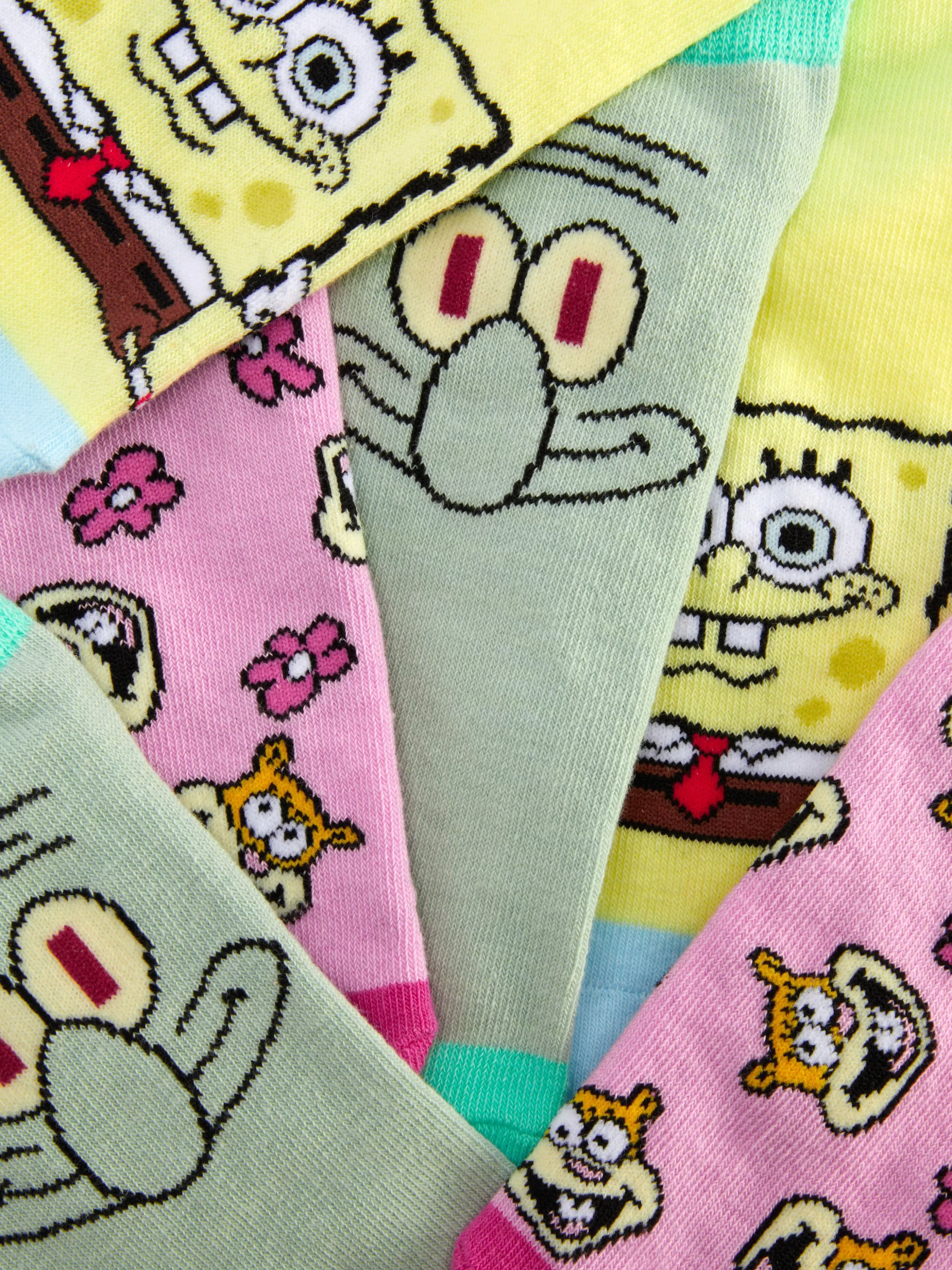 MULHER Primark Pack 3 Pares Meias Desporto SpongeBob SquarePants