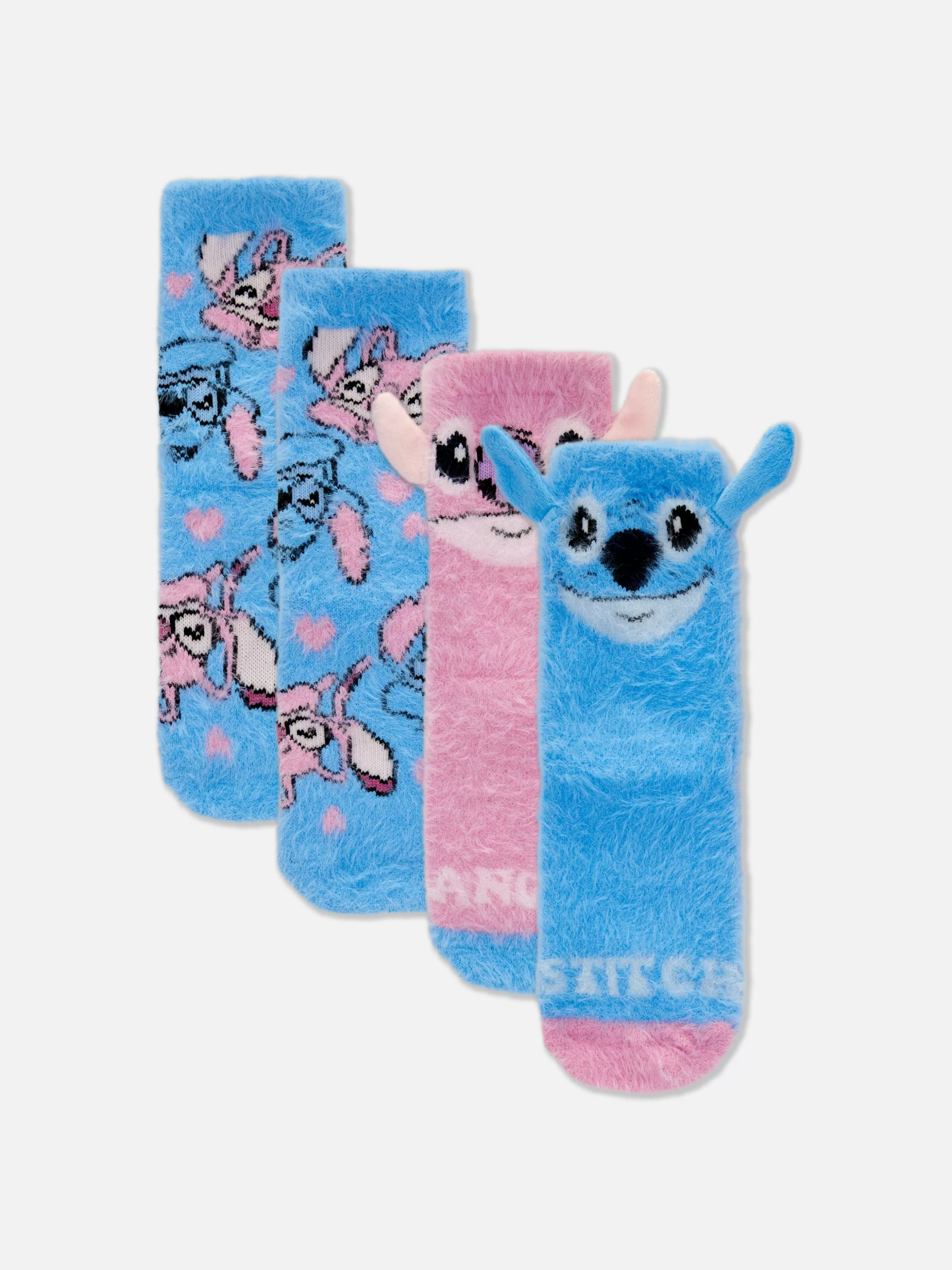 Primark Pack 2 Pares Meias Disney Stitch & Angel