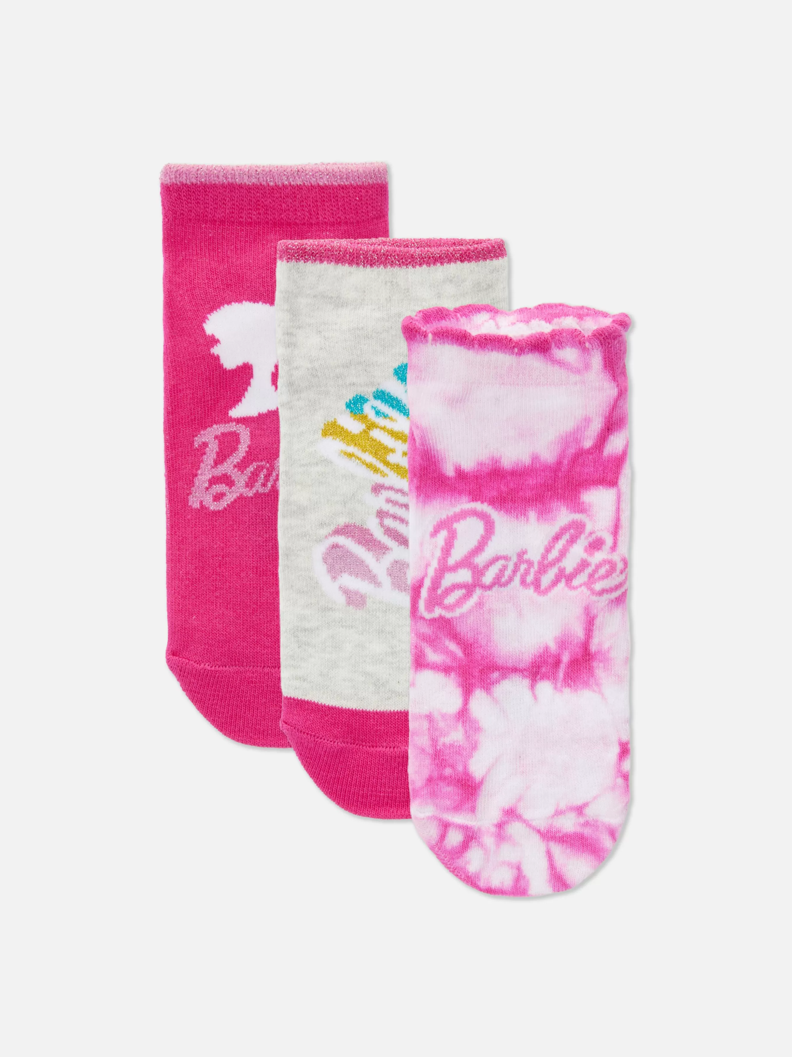 Primark Pack 3 Pares Meias Ténis Barbie