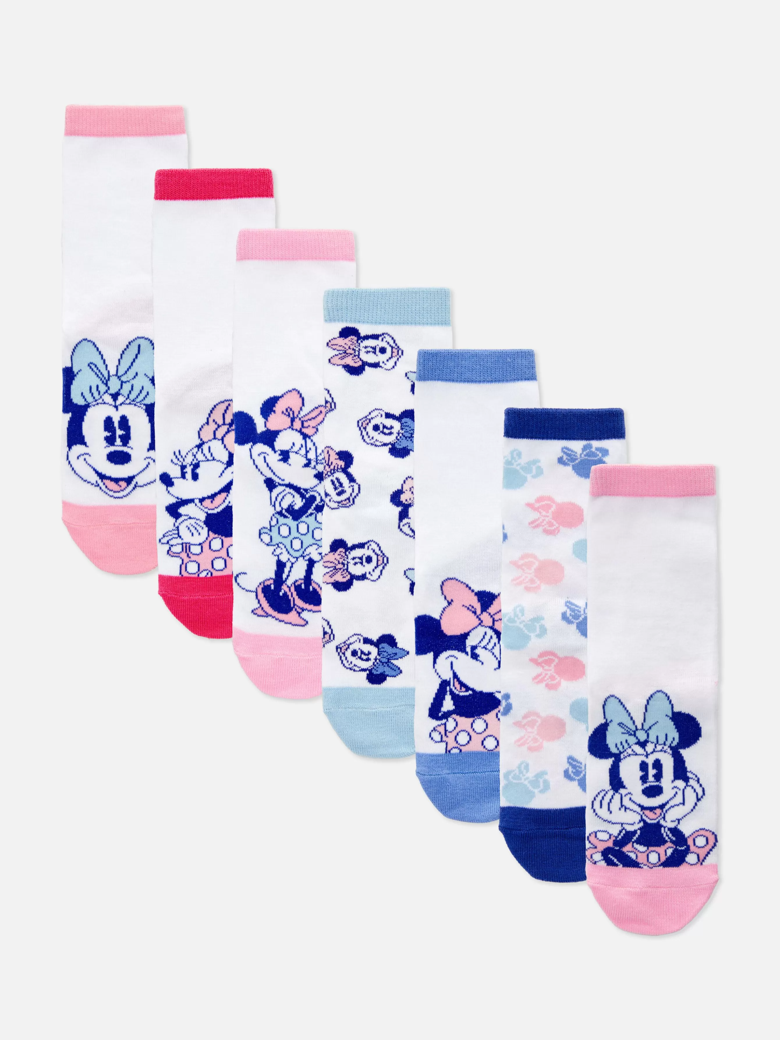 Primark Pack 7 Pares Soquetes Disney Minnie