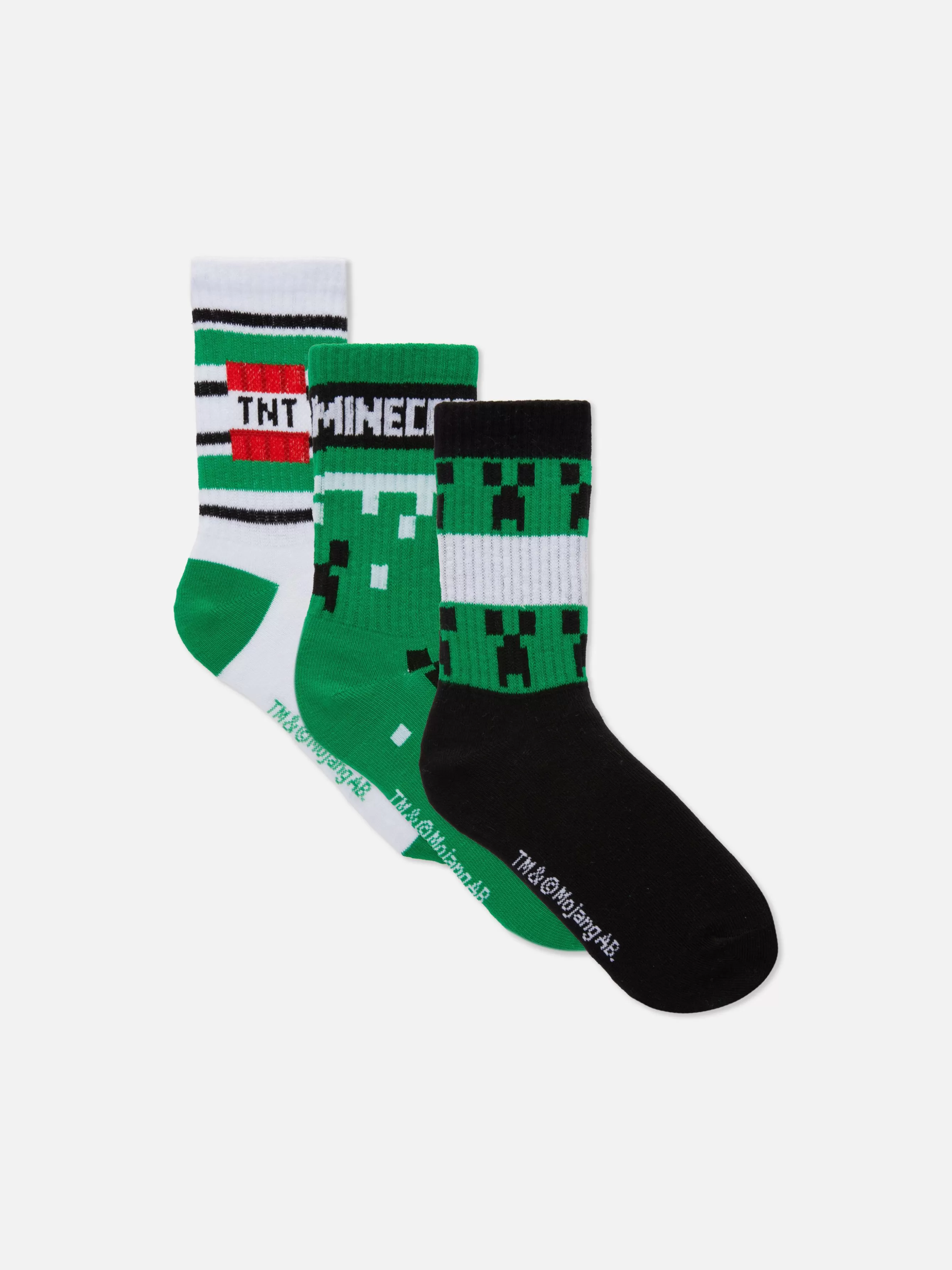 Primark Pack 3 Pares Soquetes Minecraft