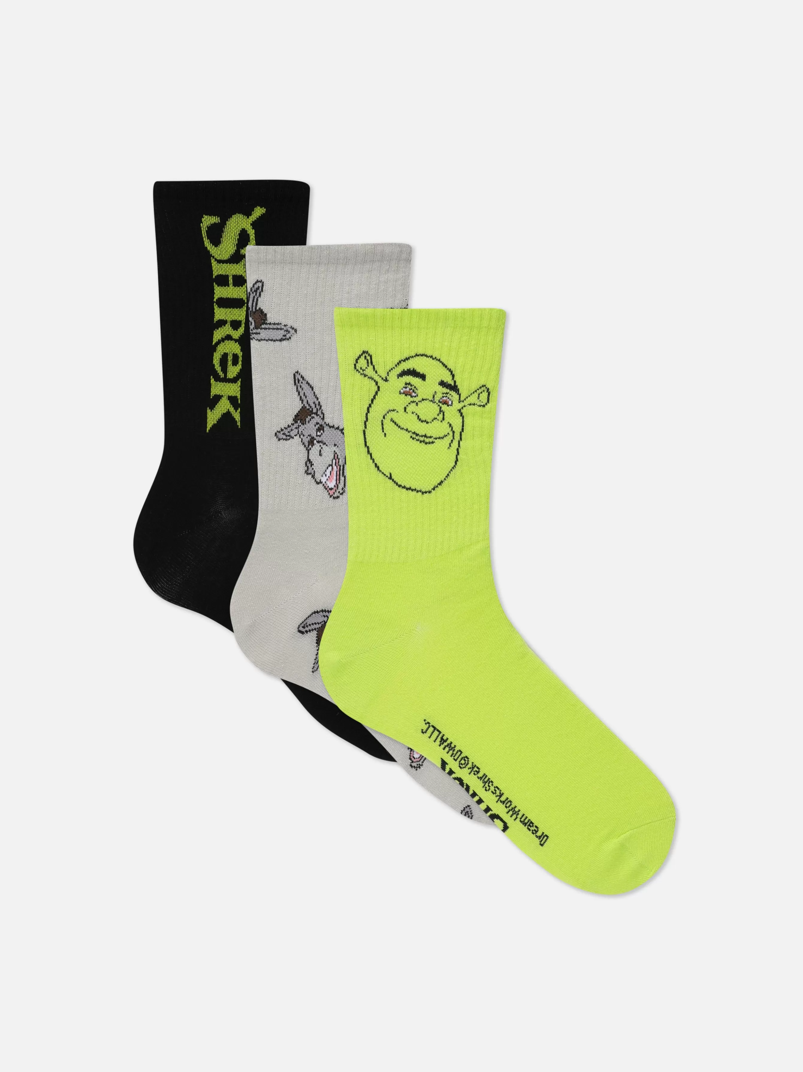 Primark Pack 3 Pares Soquetes Shrek