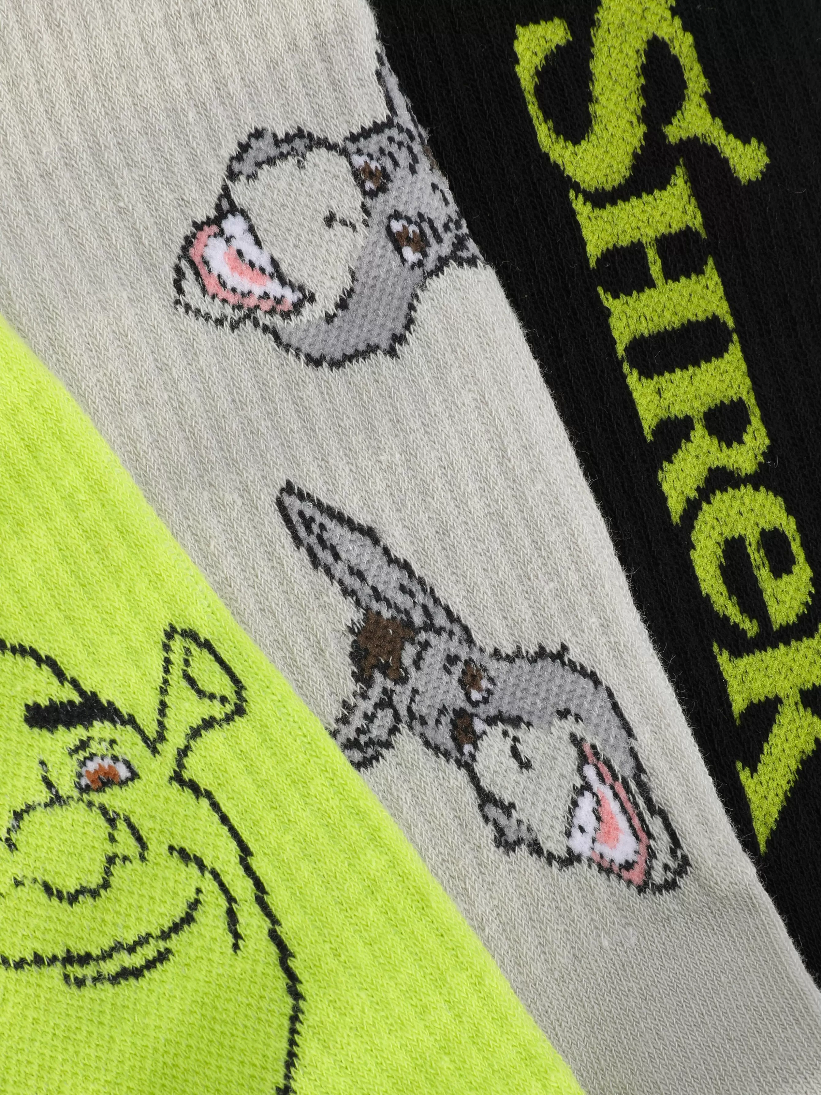 Primark Pack 3 Pares Soquetes Shrek
