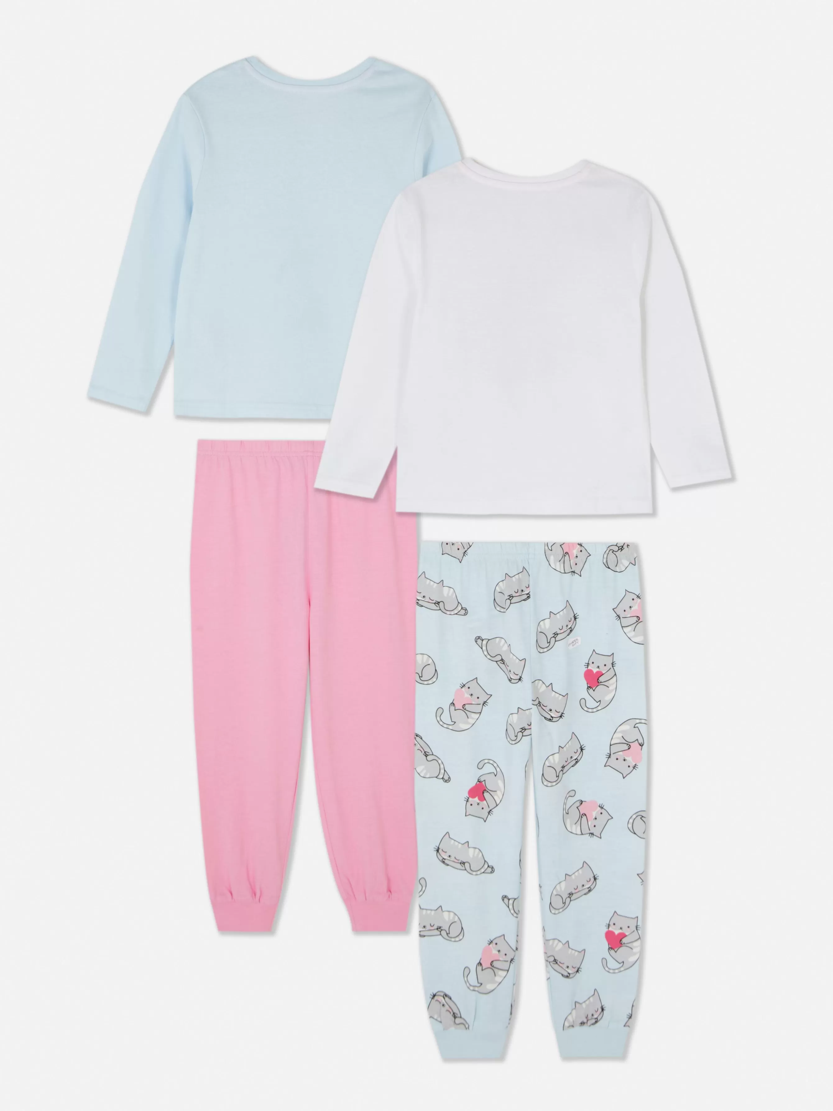 Primark Pack 2 Pijamas Compridos Design Gato