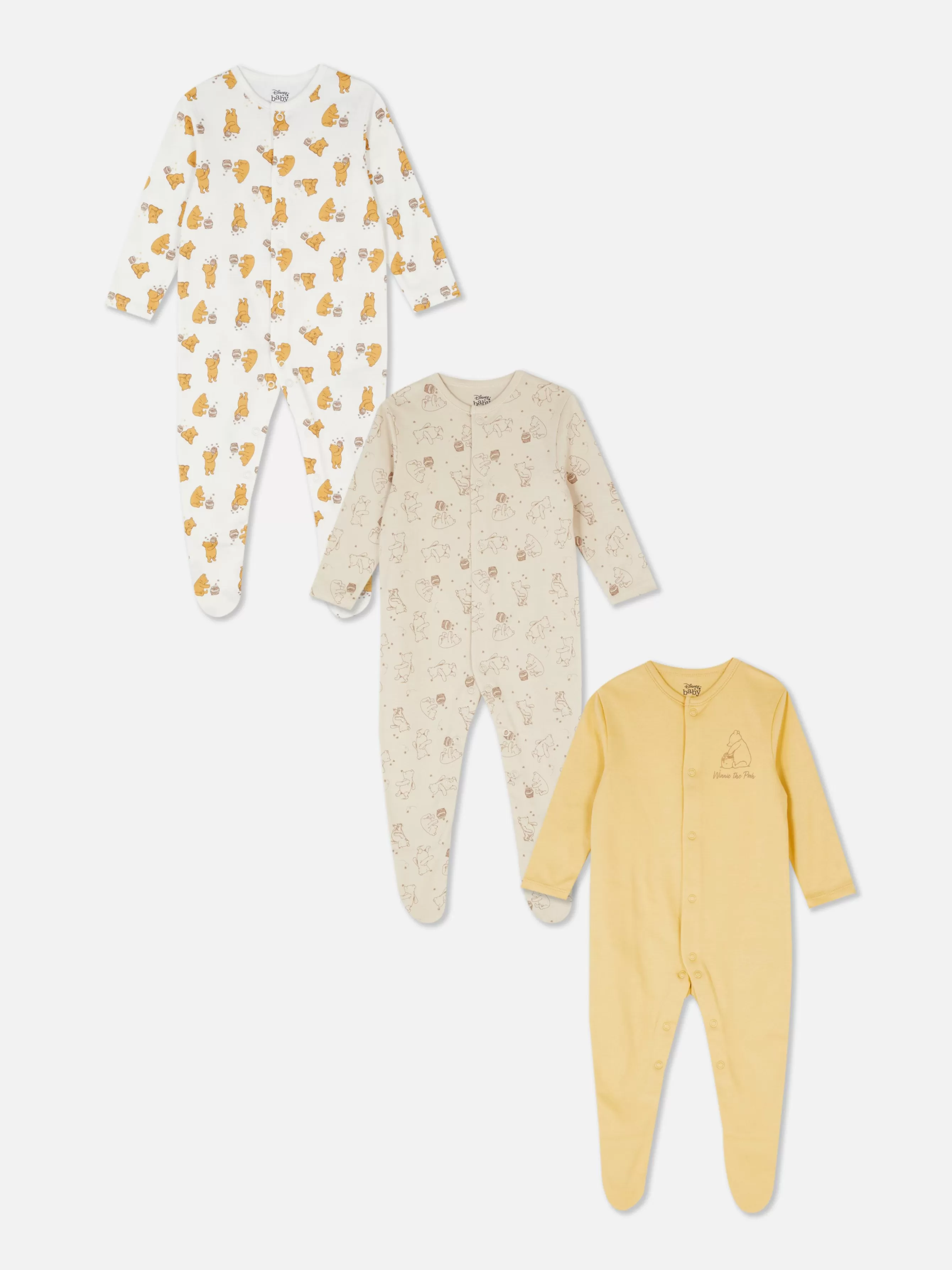 Primark Pack 3 Pijamas Disney Winnie The Pooh