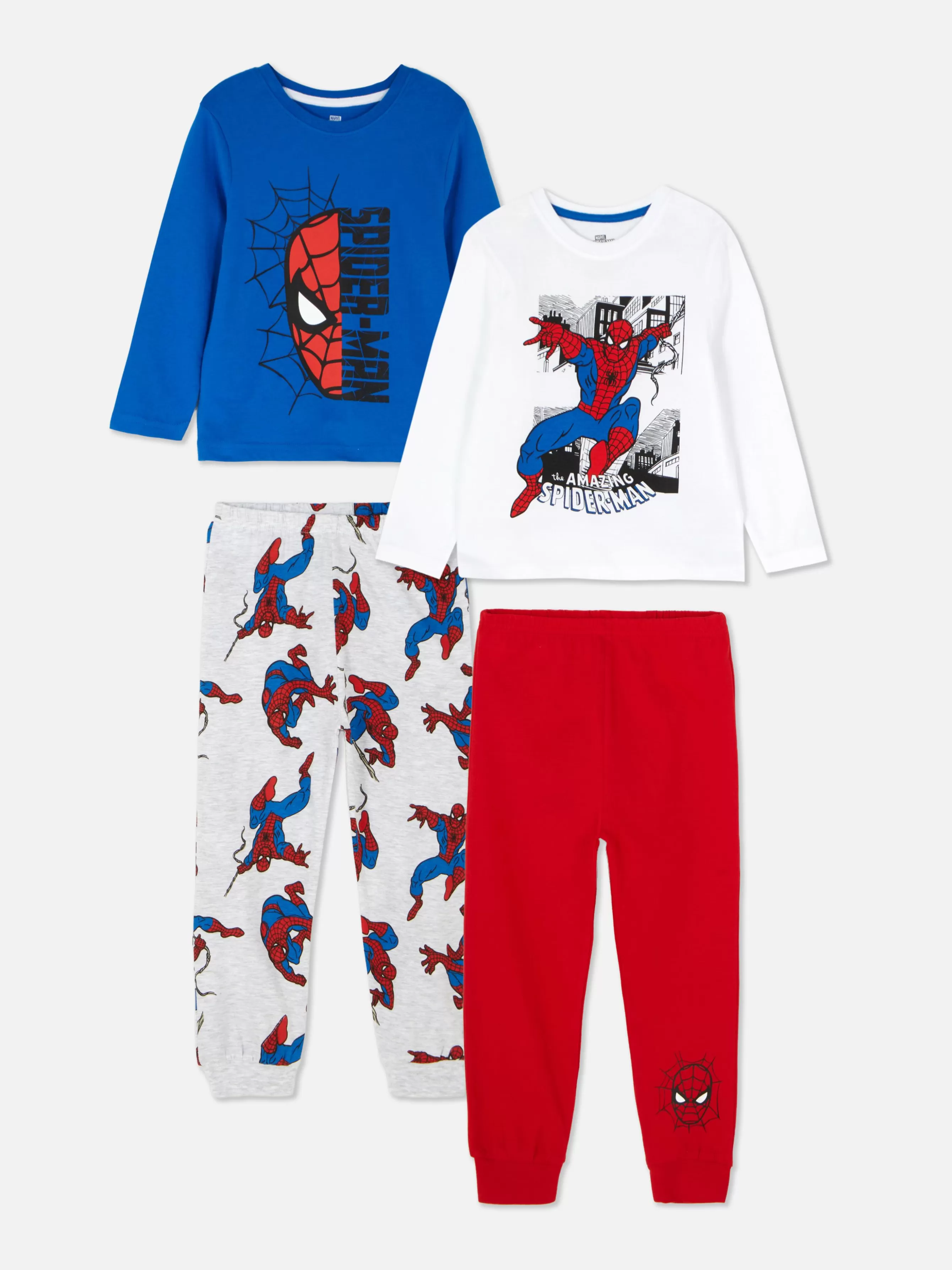 Primark Pack 2 Pijamas Gráficos Marvel Homem-Aranha