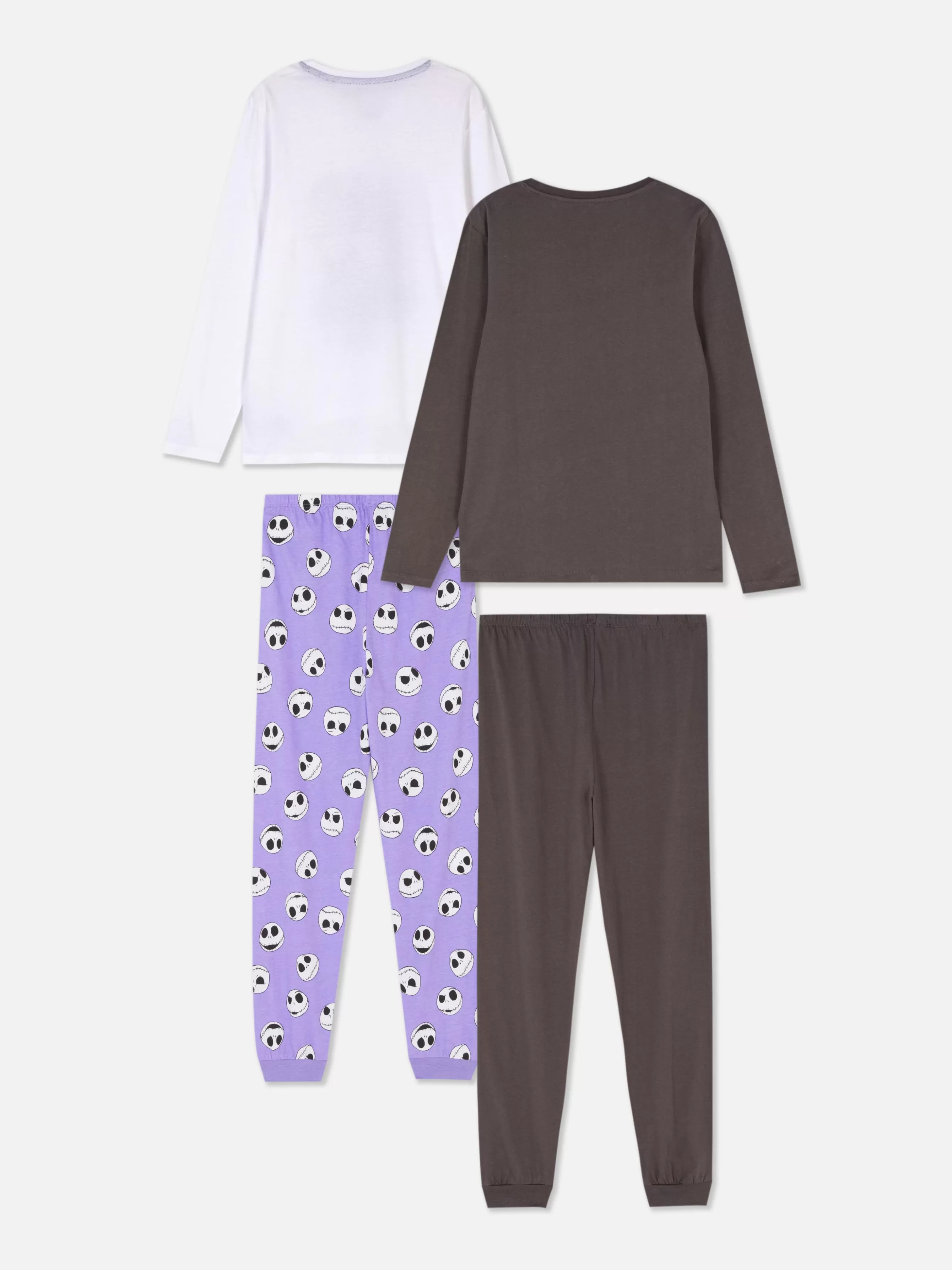 Primark Pack 2 Pijamas Manga Comprida Disney Tim Burton O Estranho Mundo De Jack