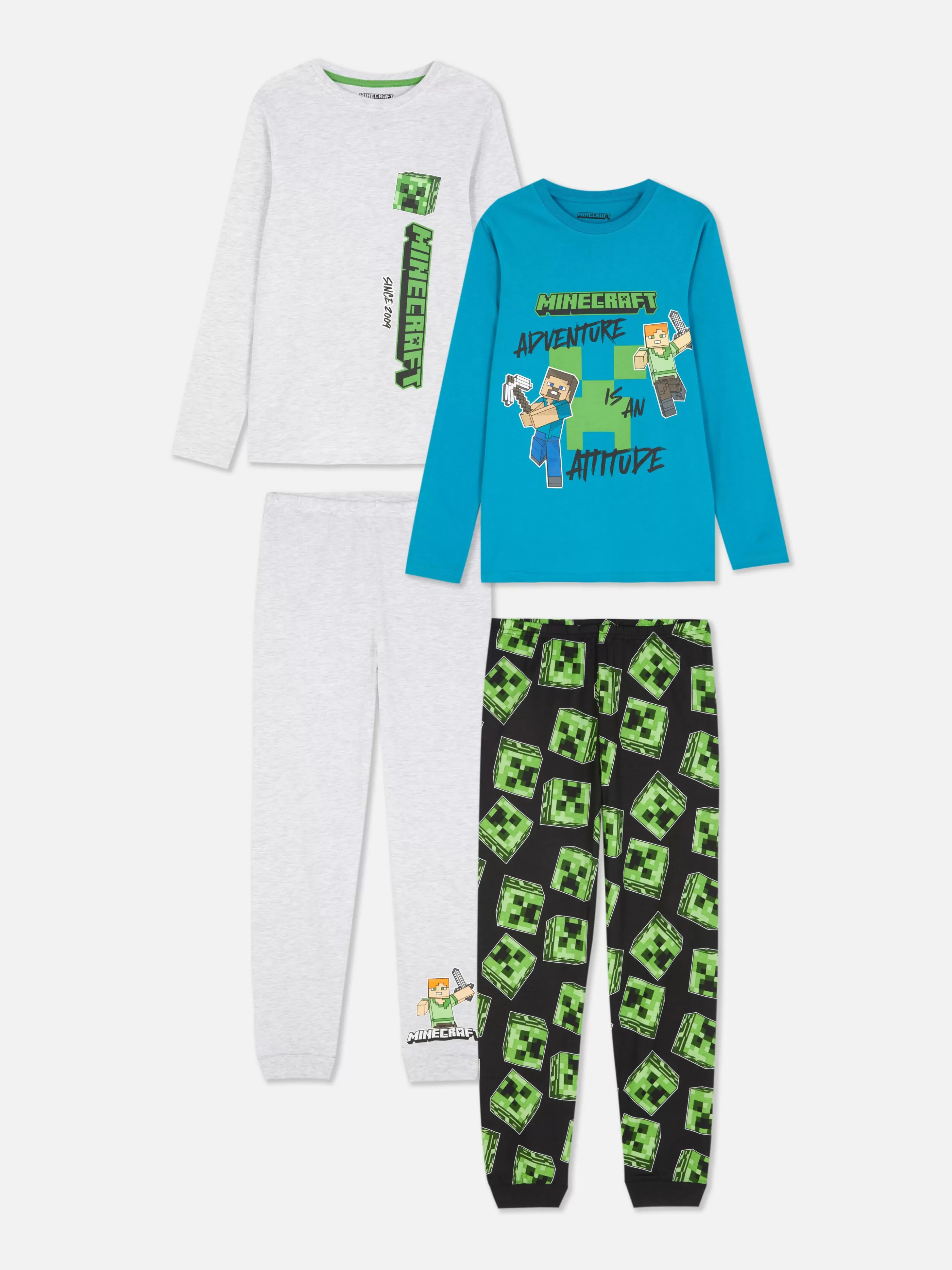 Primark Pack 2 Pijamas Minecraft