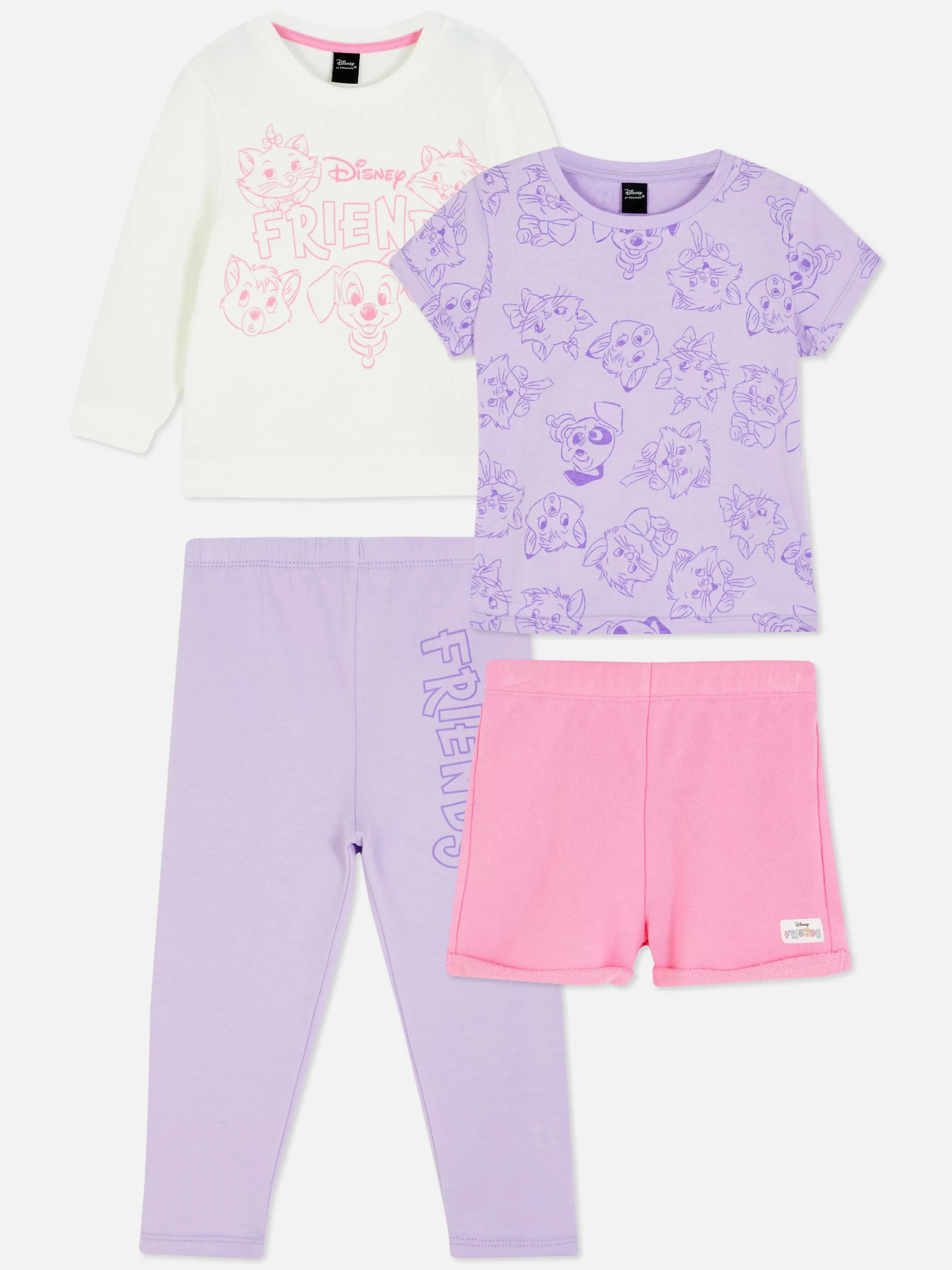 Primark Pack 2 Pijamas Personagens Disney Friends