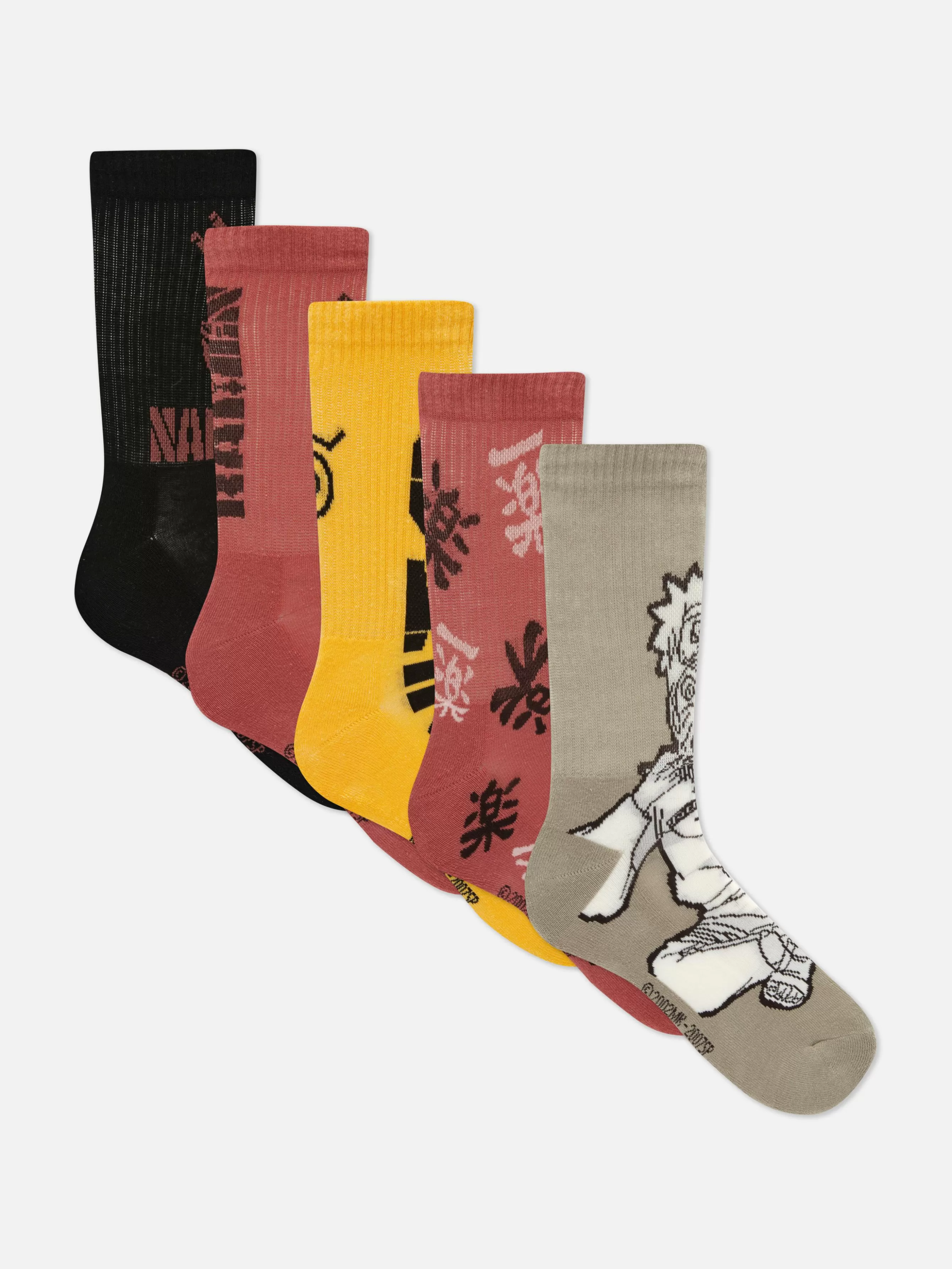 Primark Pack 5 Soquetes Naruto