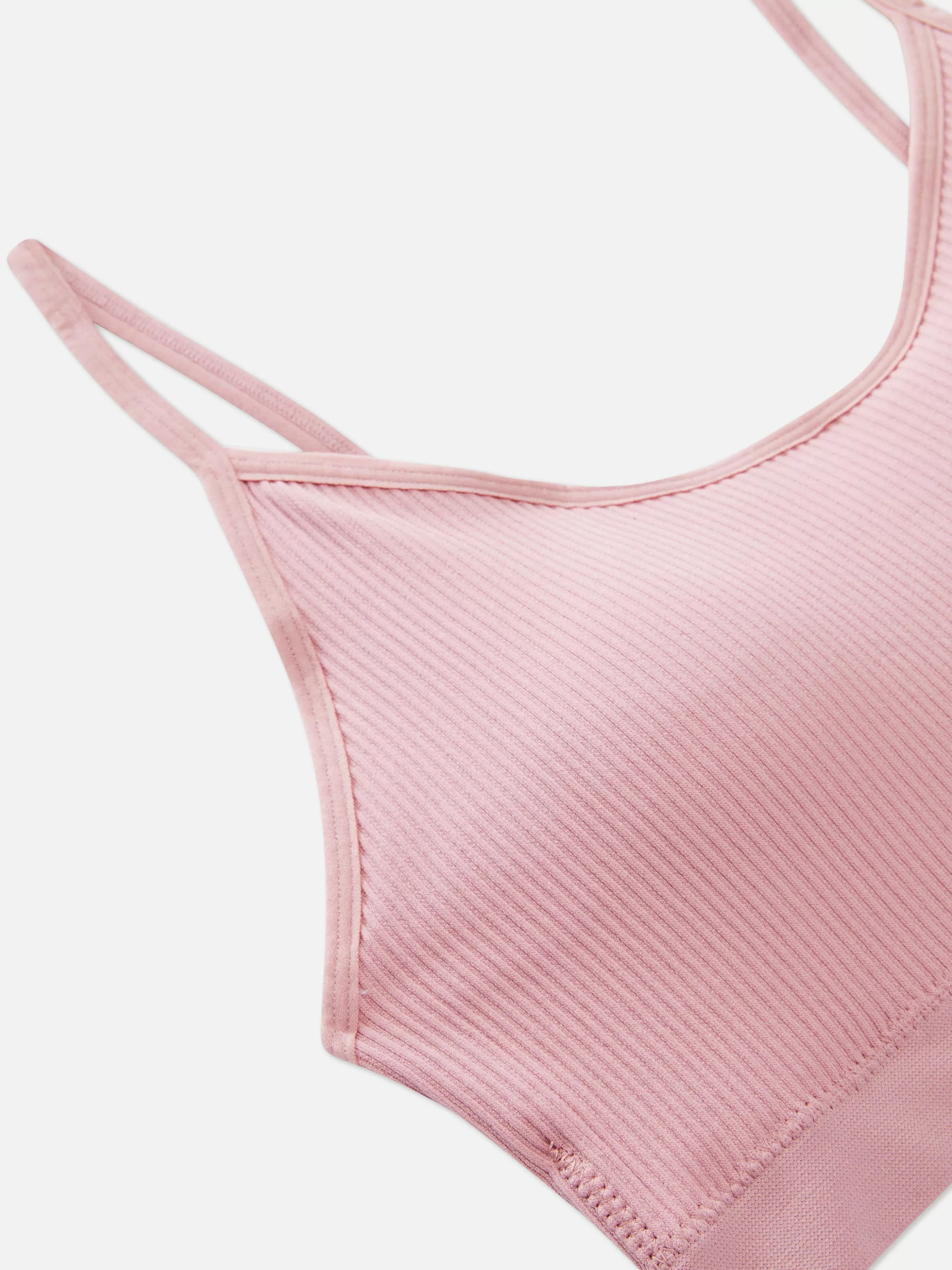 MULHER Primark Pack 3 Sutiãs Bralette Curtos Canelados