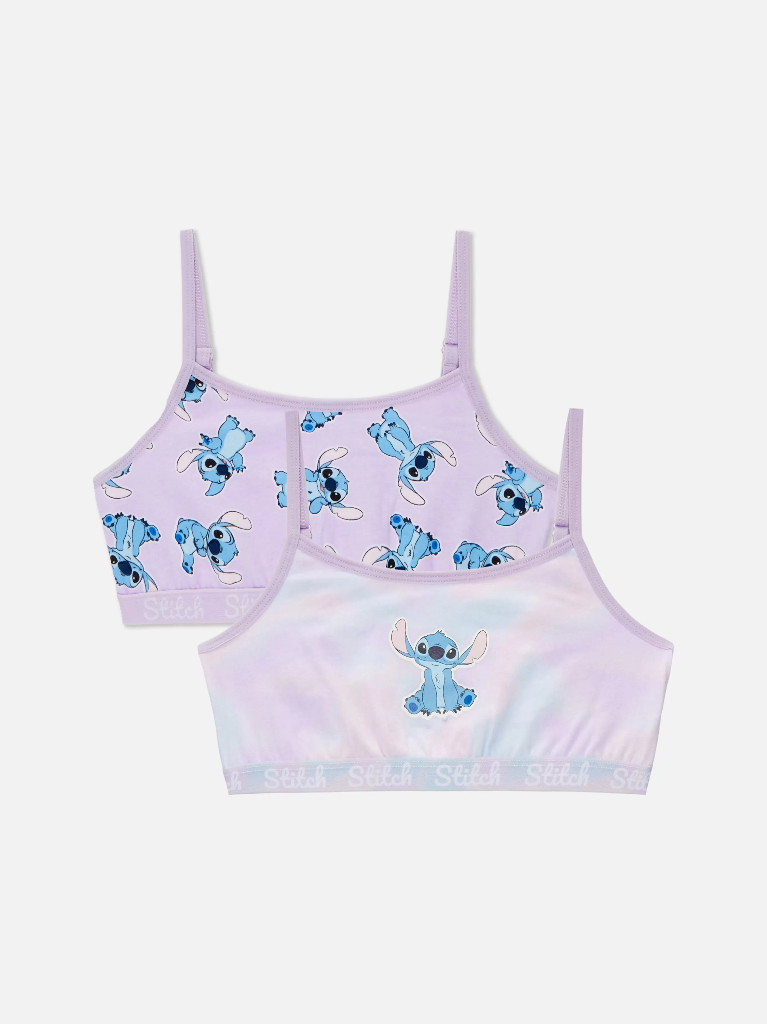 Primark Pack 2 Tops S/ Mangas Curtos Disney Stitch