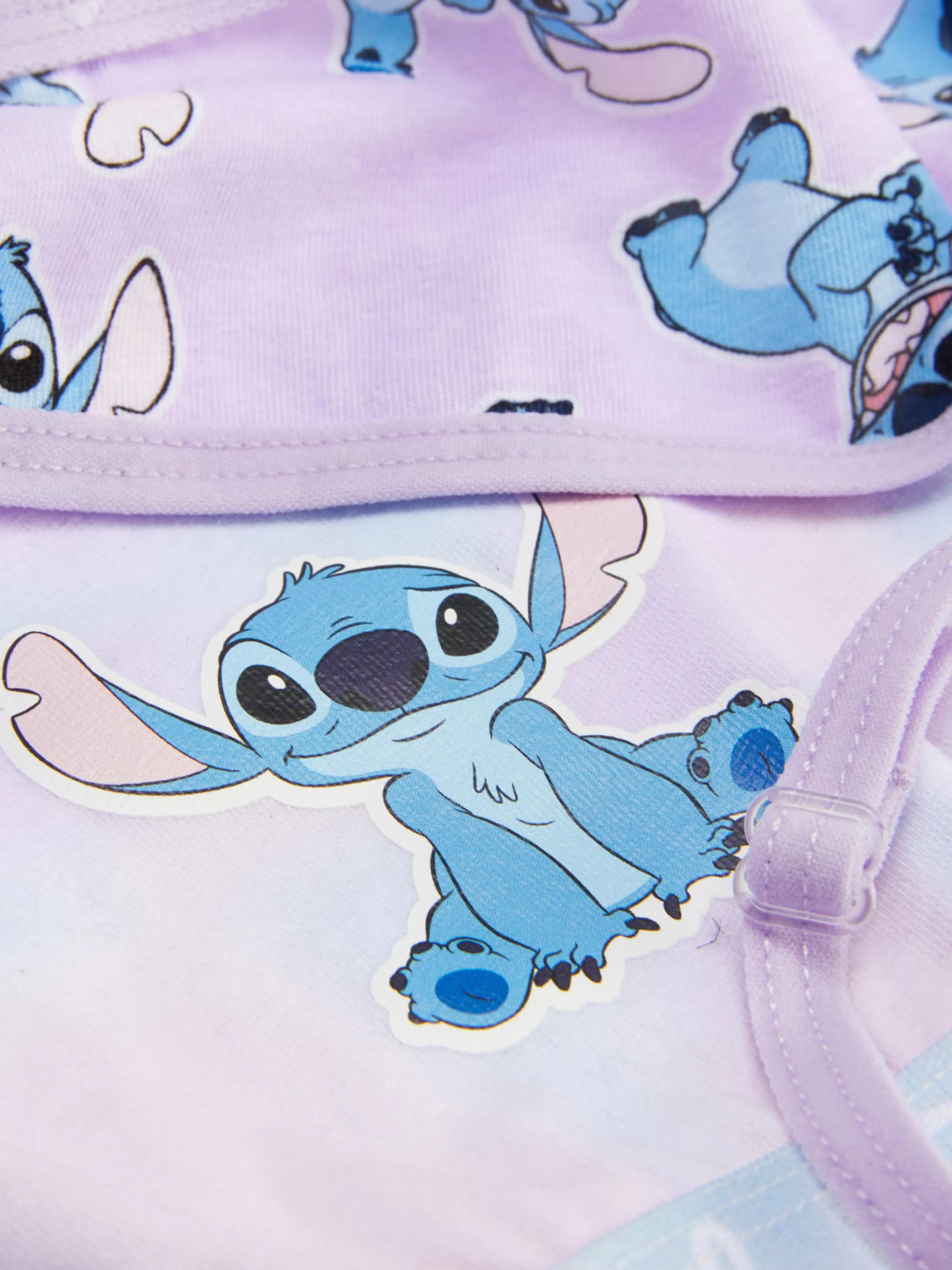 Primark Pack 2 Tops S/ Mangas Curtos Disney Stitch