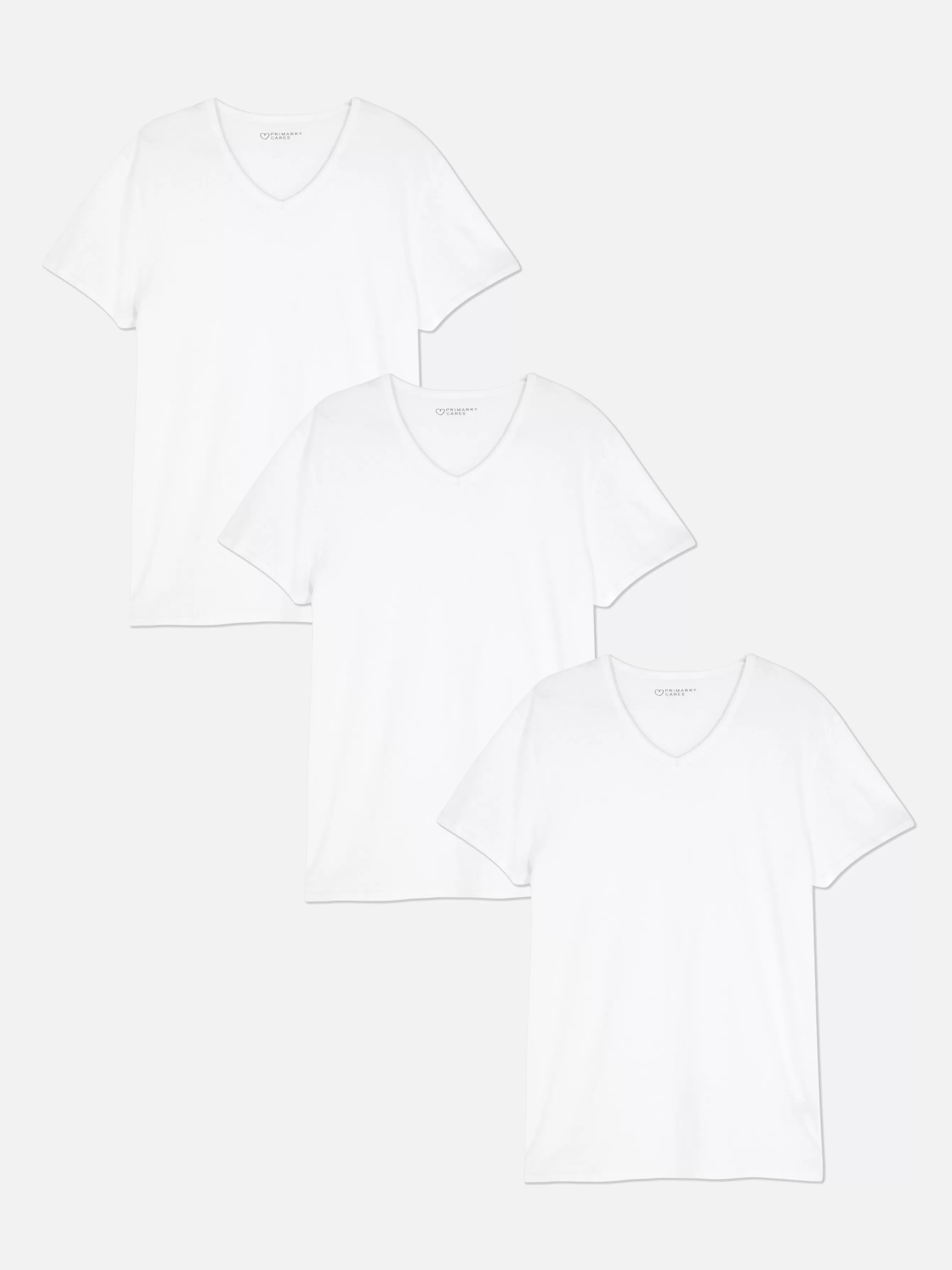 Primark Pack 3 T-shirts Básicas Decote V