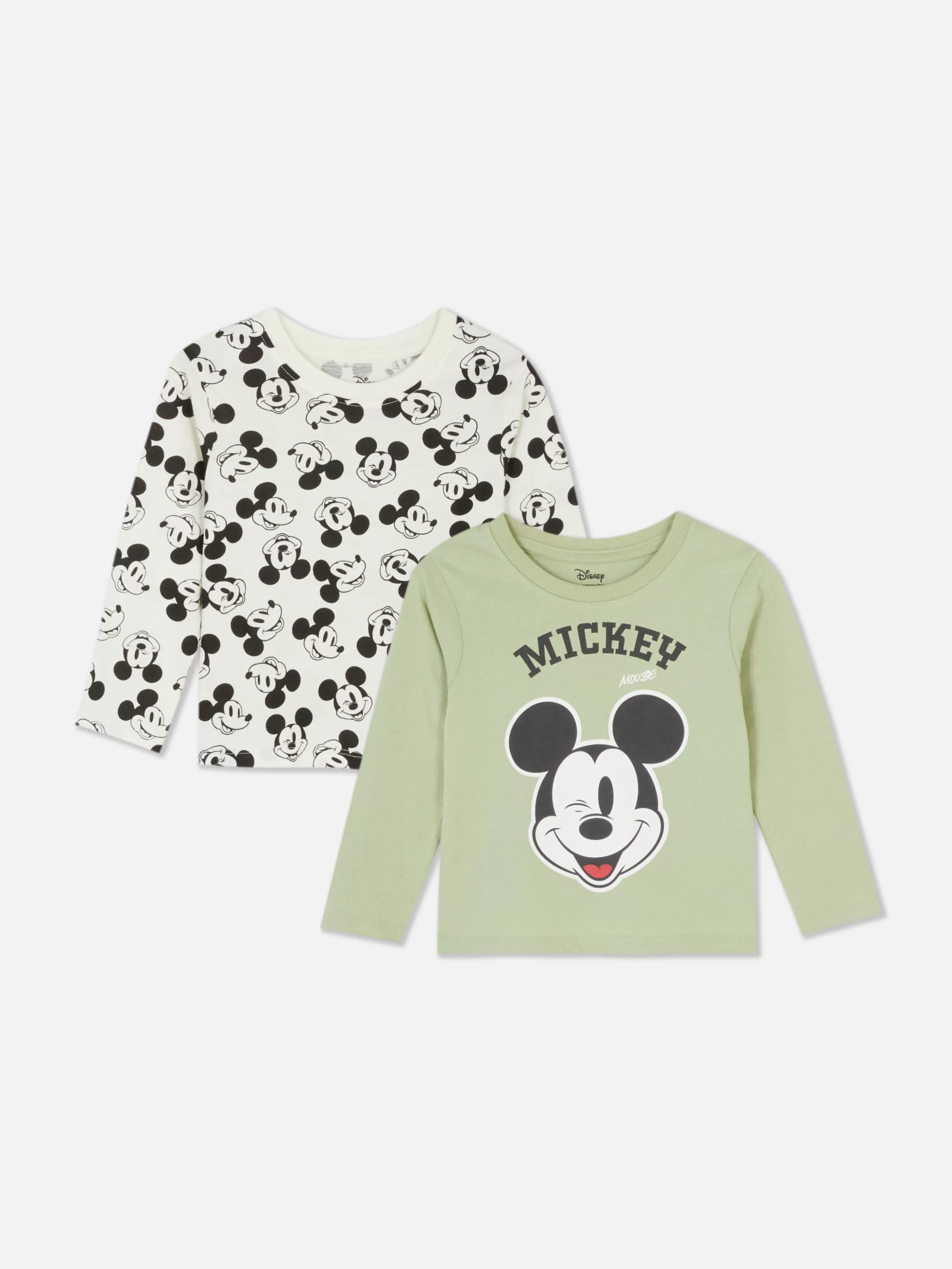 Primark Pack 2 T-shirts Manga Comprida Disney Mickey