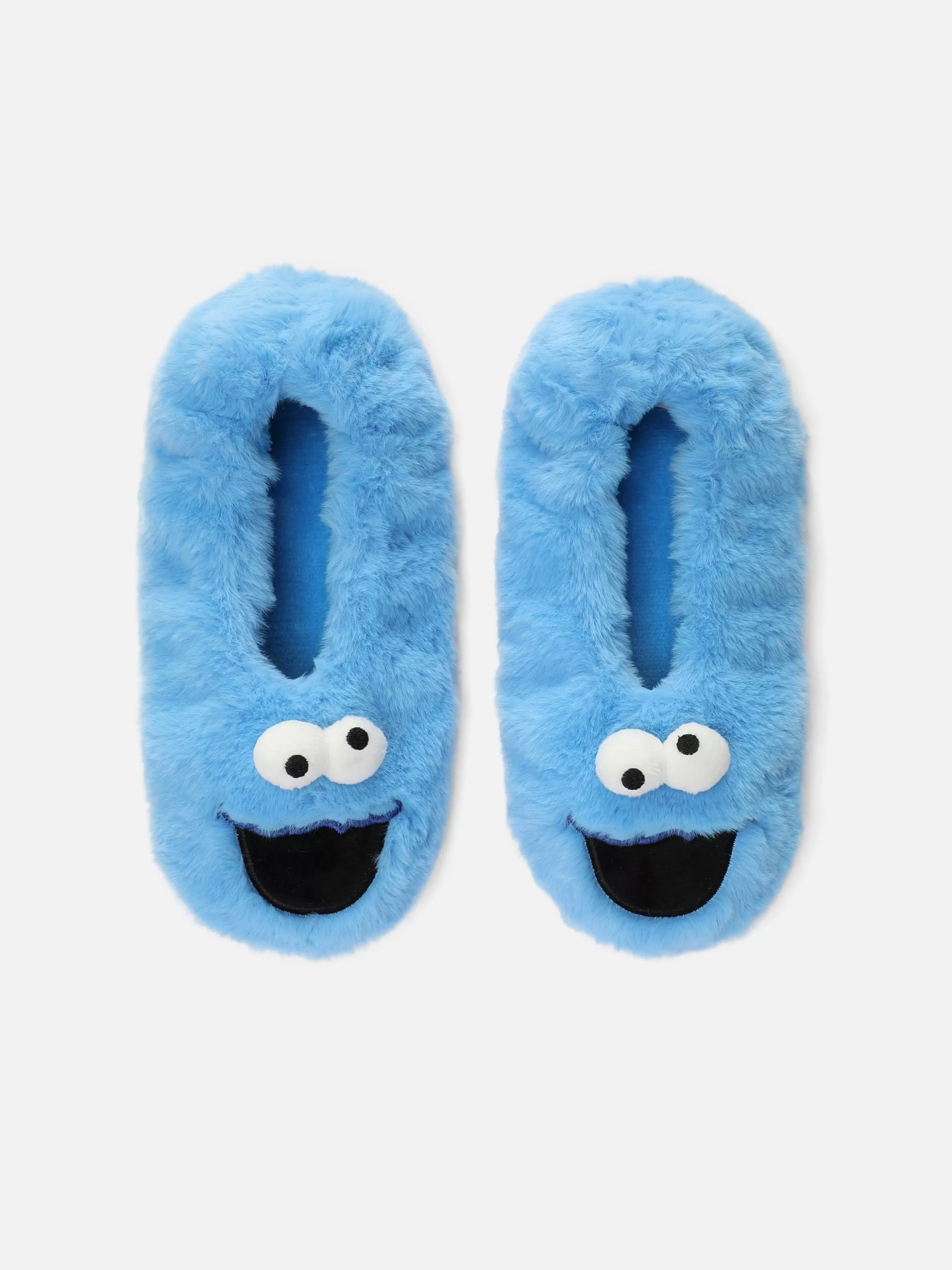 MULHER Primark Pantufas Tipo Meia Rua Sésamo Monstro Das Bolachas