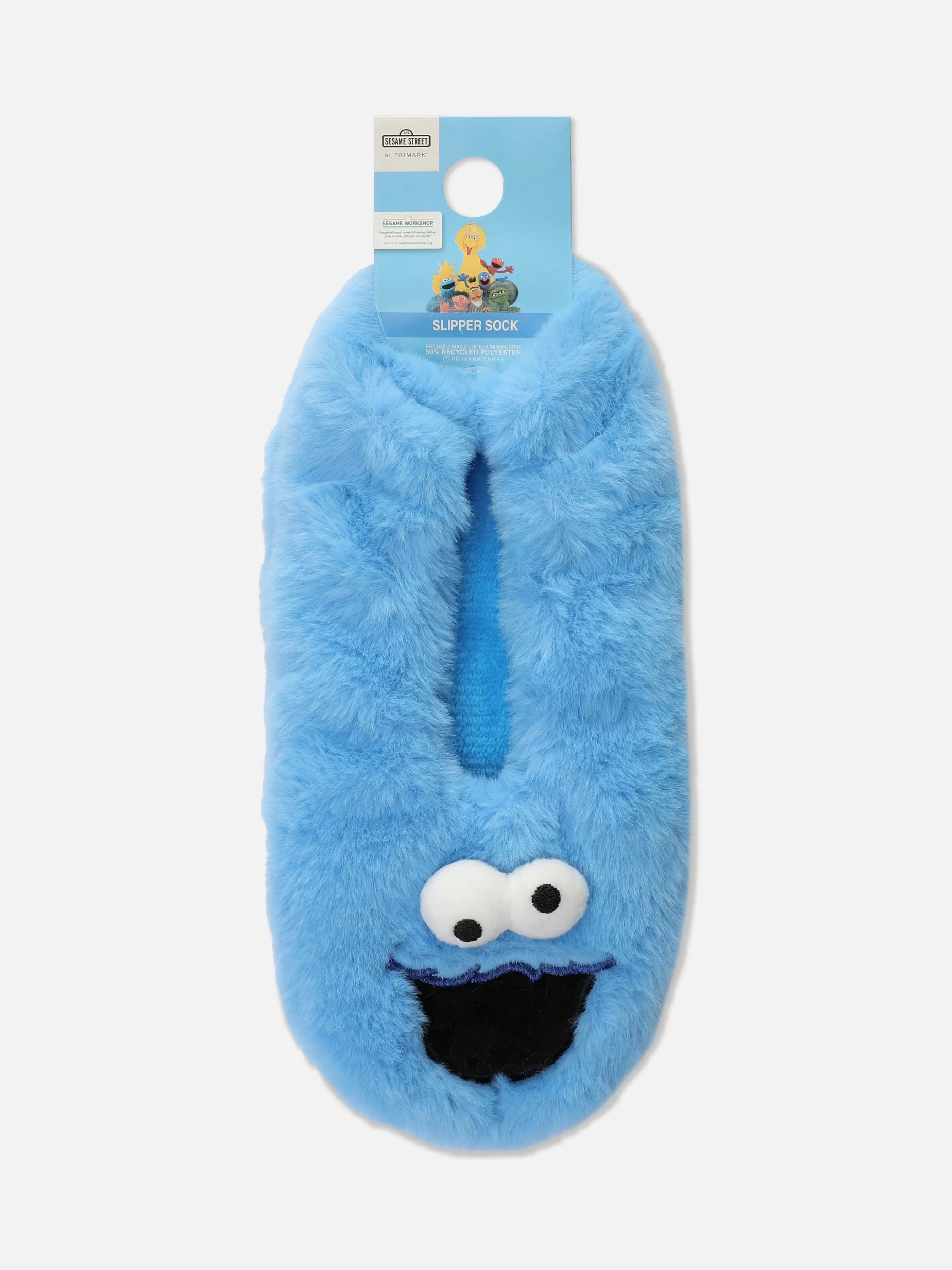 MULHER Primark Pantufas Tipo Meia Rua Sésamo Monstro Das Bolachas