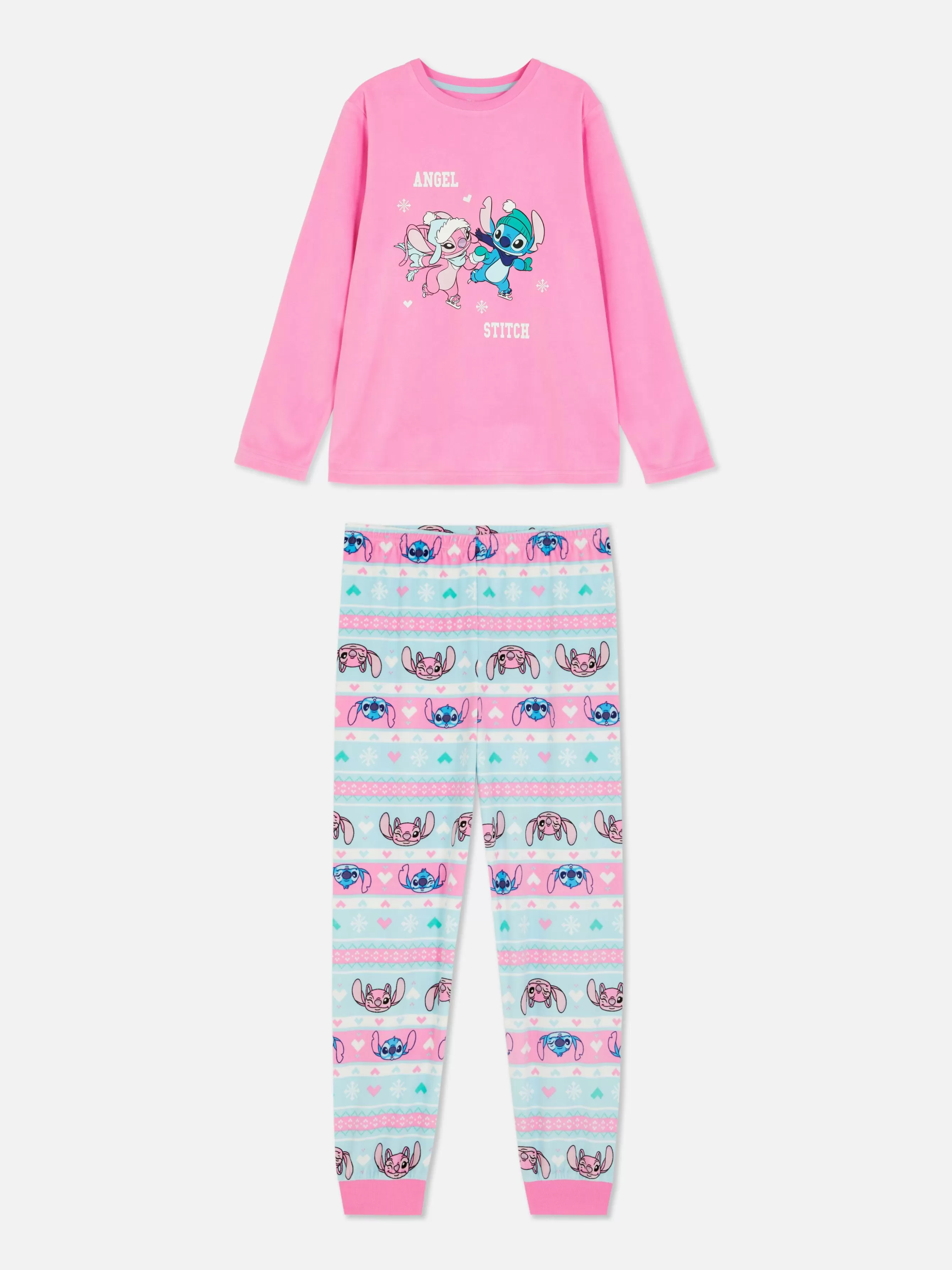 Primark Pijama Comprido Fair Isle Disney Stitch