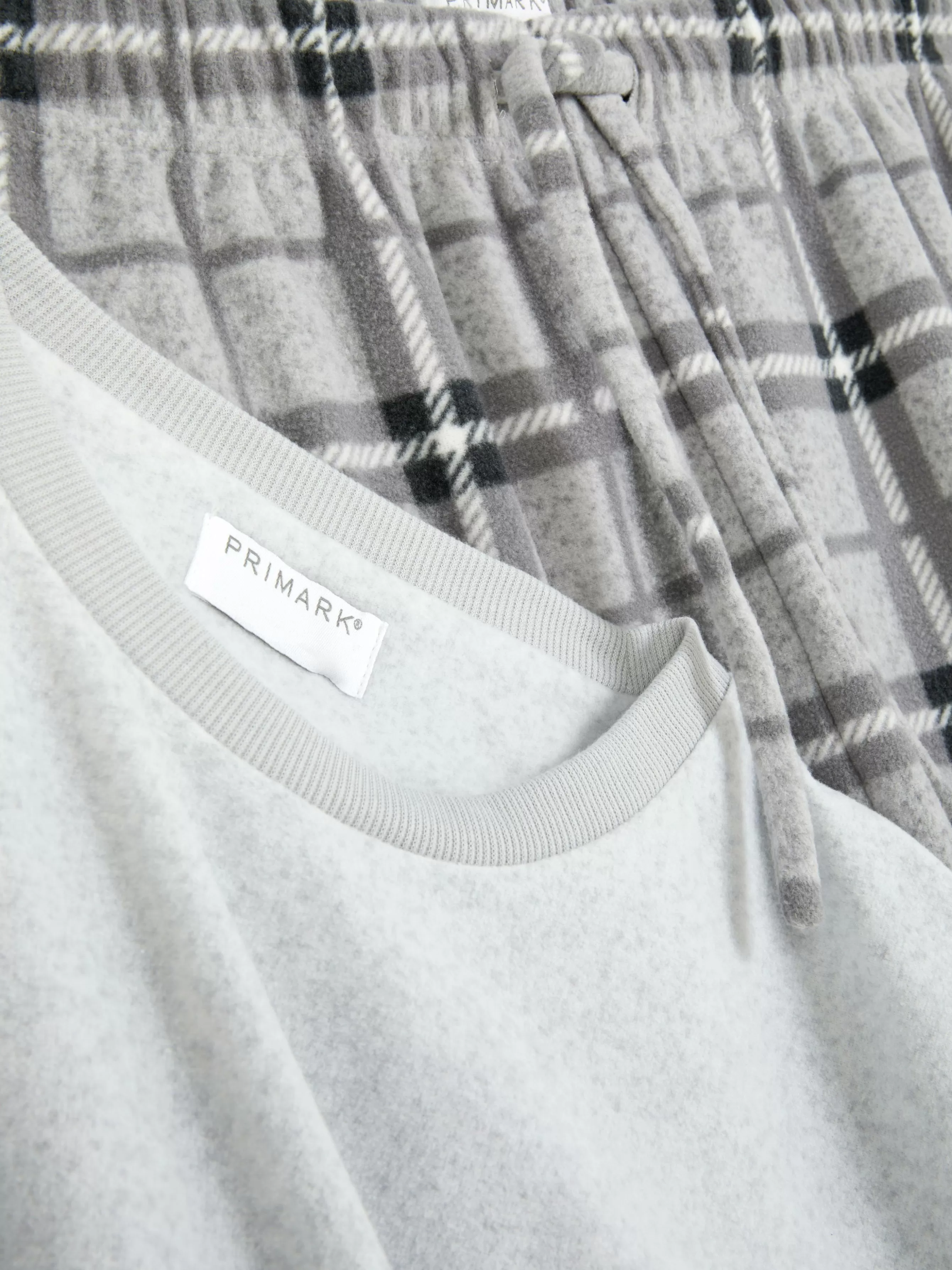 Primark Pijama Comprido Xadrez Suave