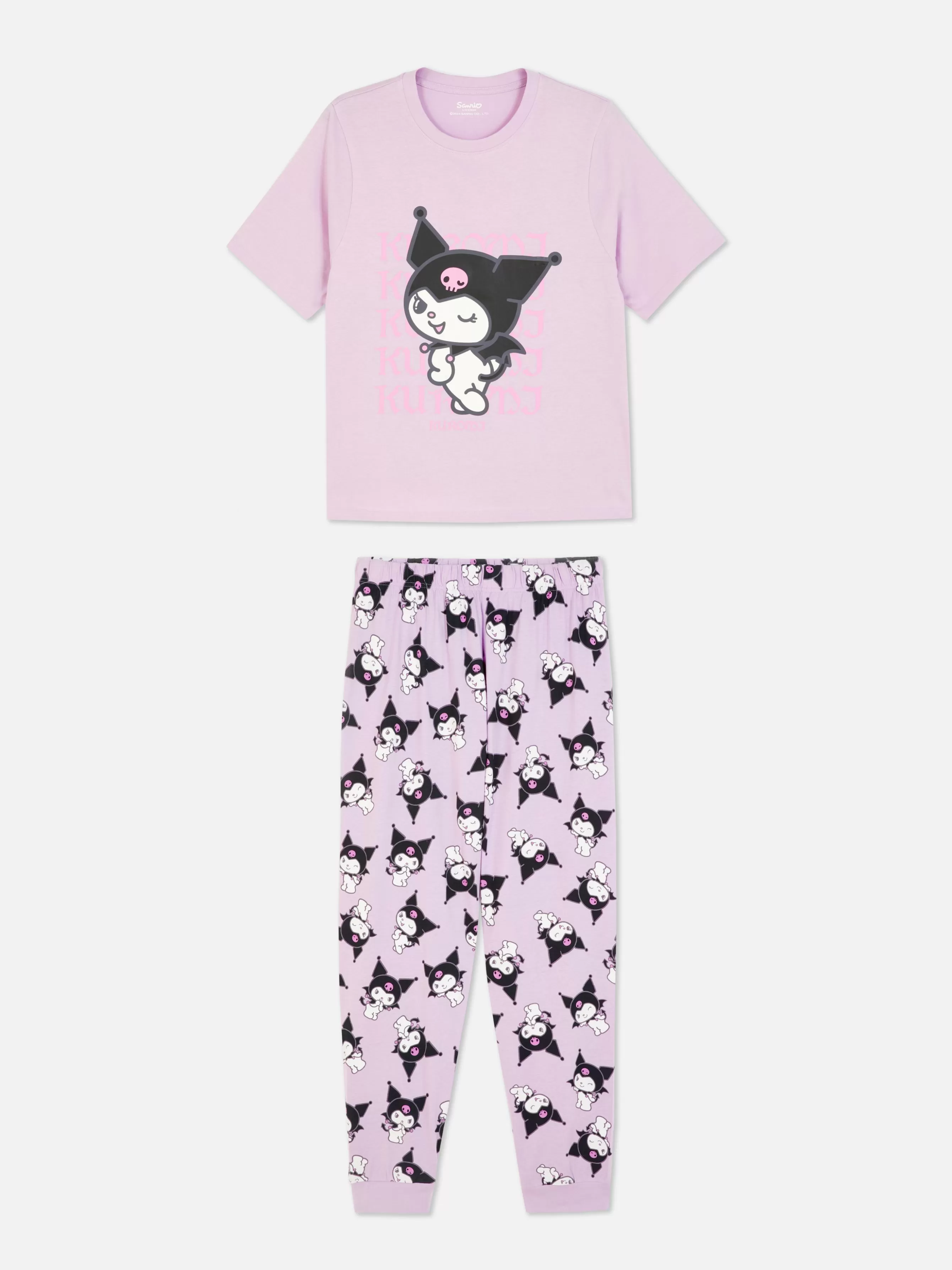 MULHER Primark Pijama Malha Hello Kitty Kuromi