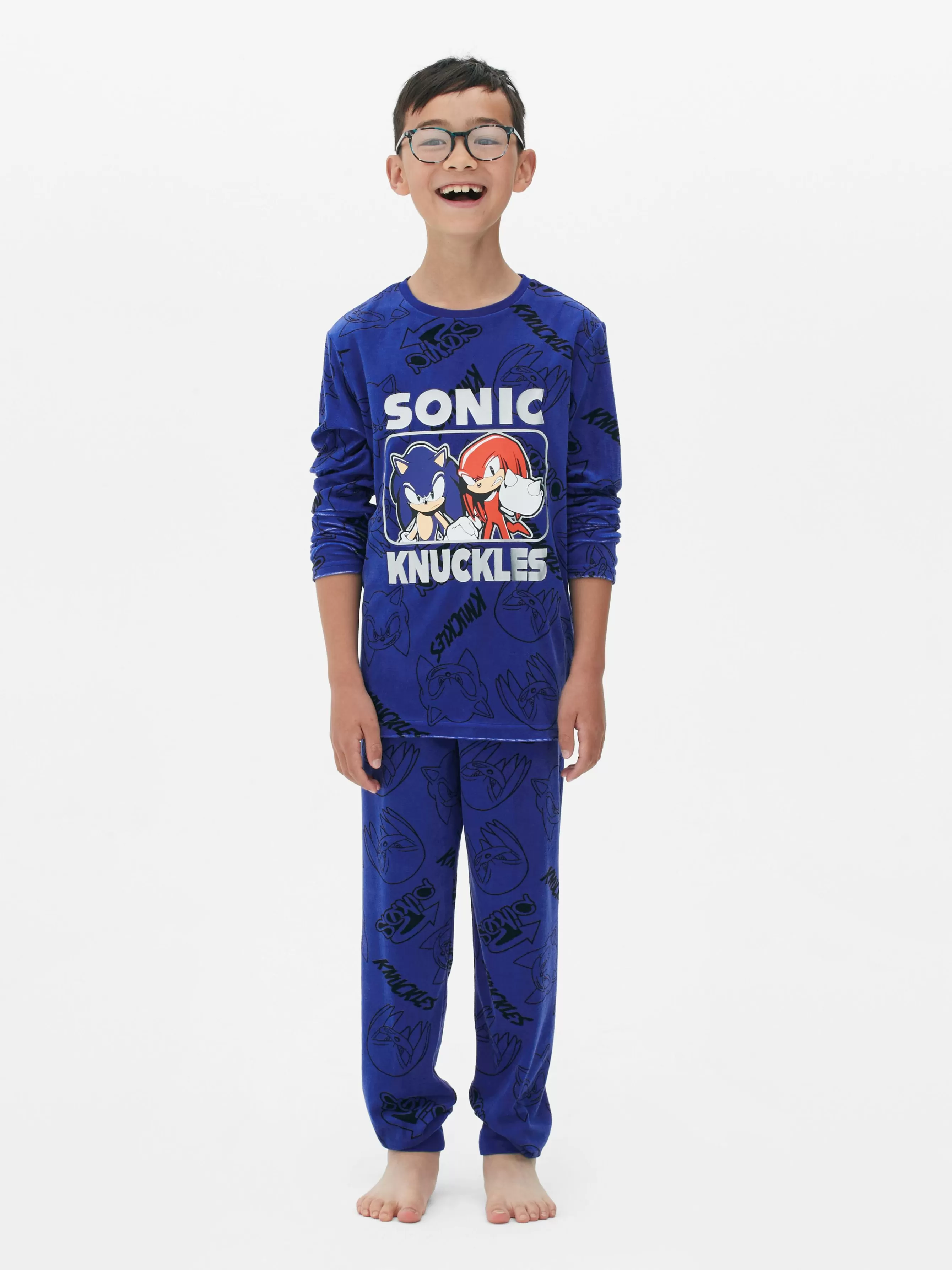 Primark Pijama T-shirt/calças Sonic The Hedgehog