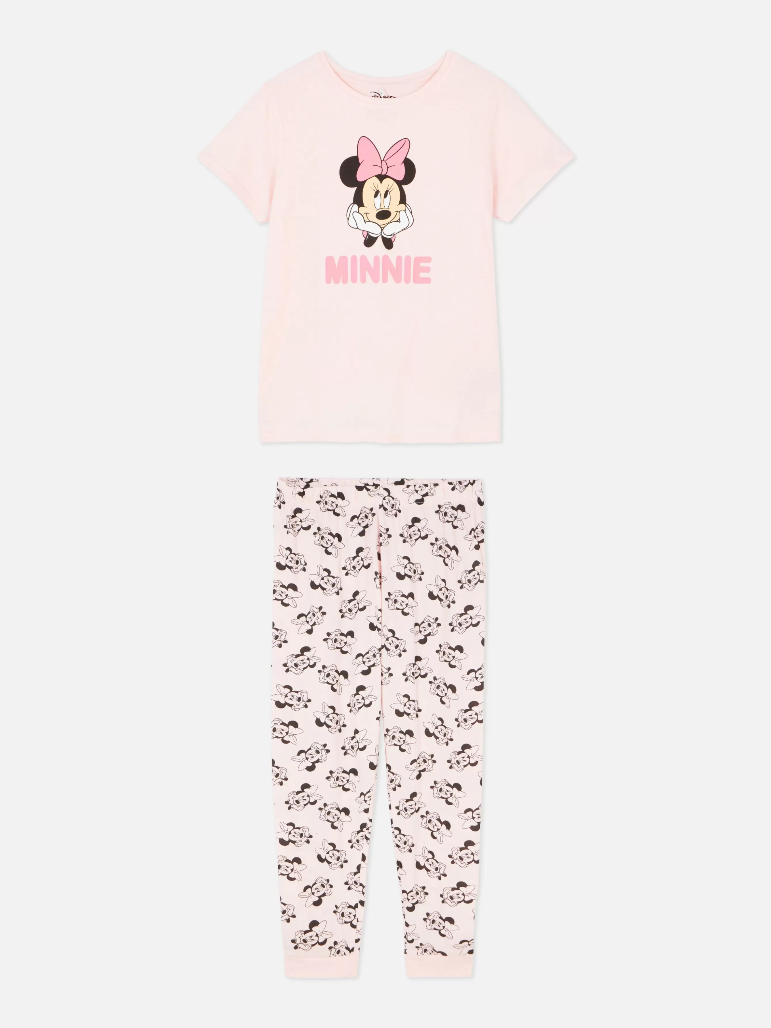 MULHER Primark Pijamas T-shirt Personagens Disney