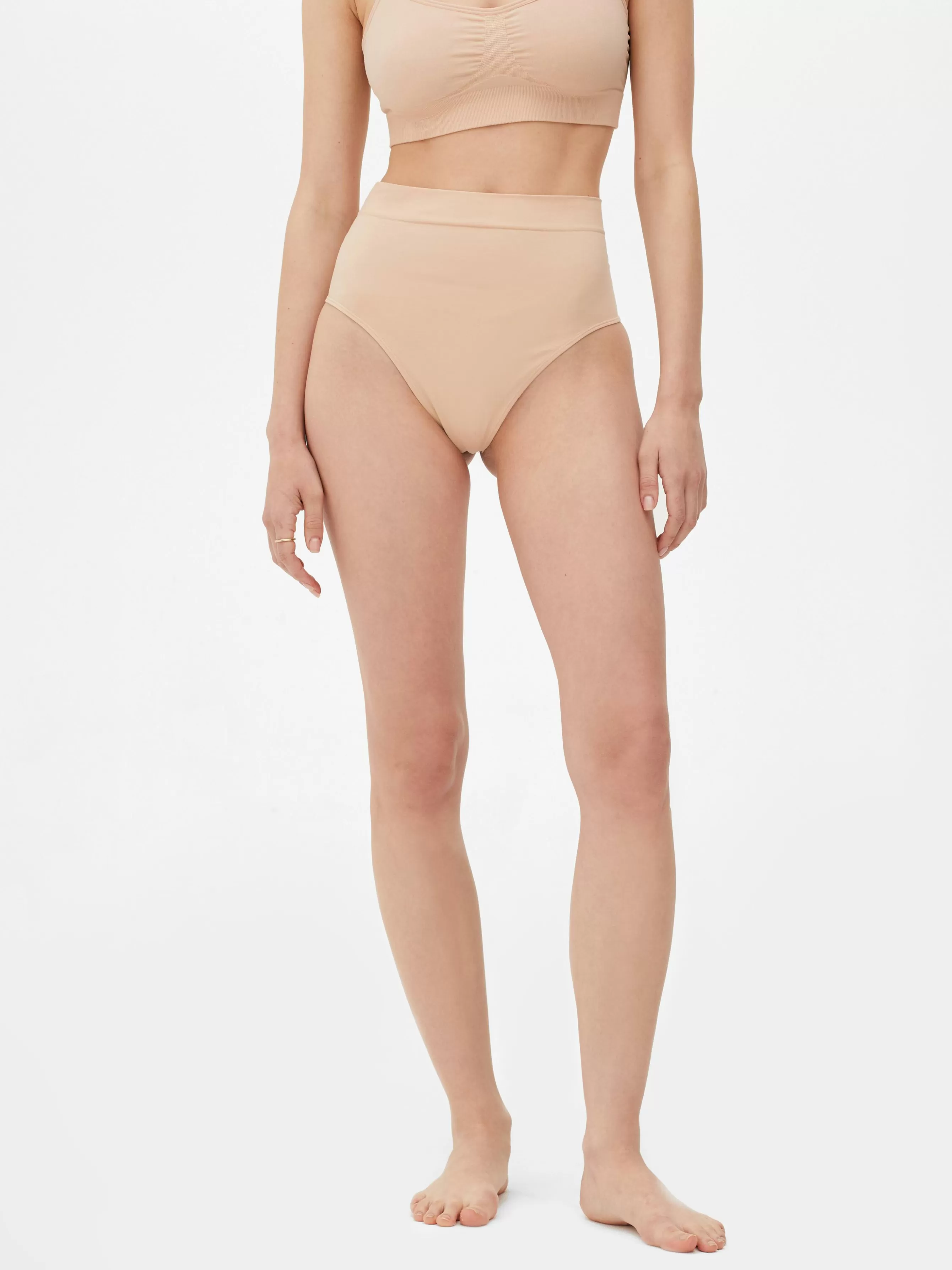 MULHER Primark Tanga Modeladora S/ Costuras Cintura Subida