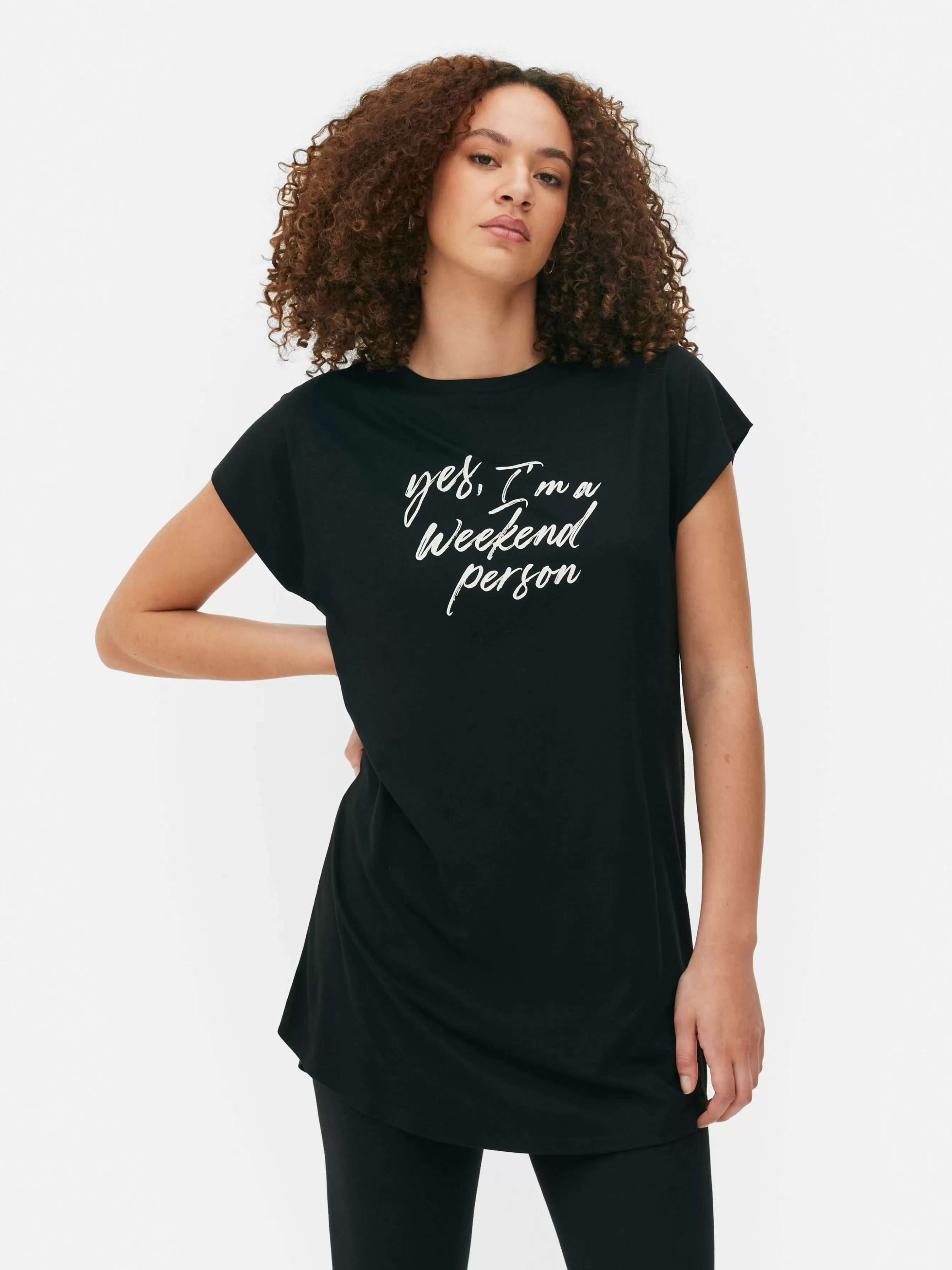 MULHER Primark T-shirt Comprida Gola Redonda