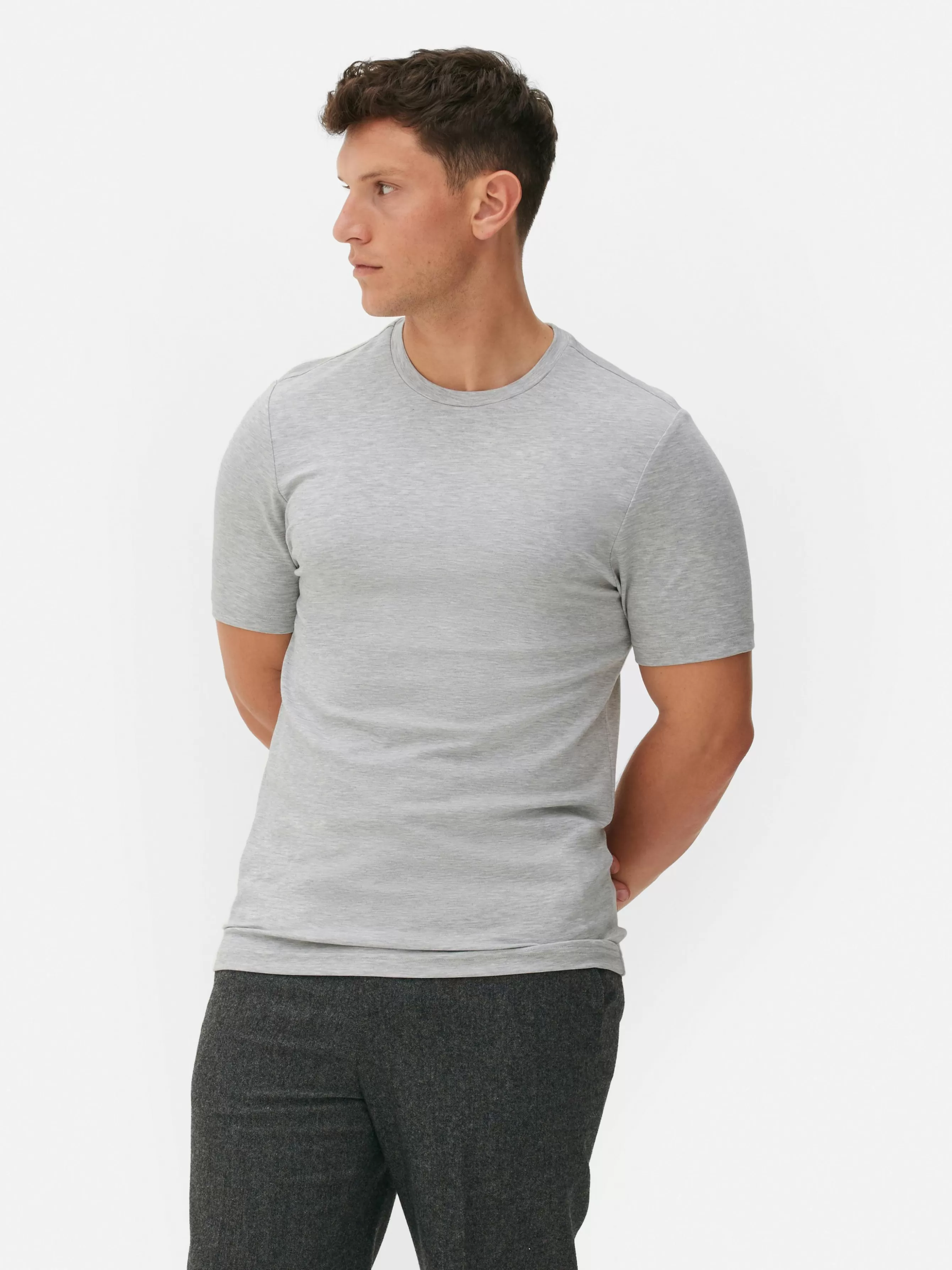 Primark T-shirt Decote Redondo Kem