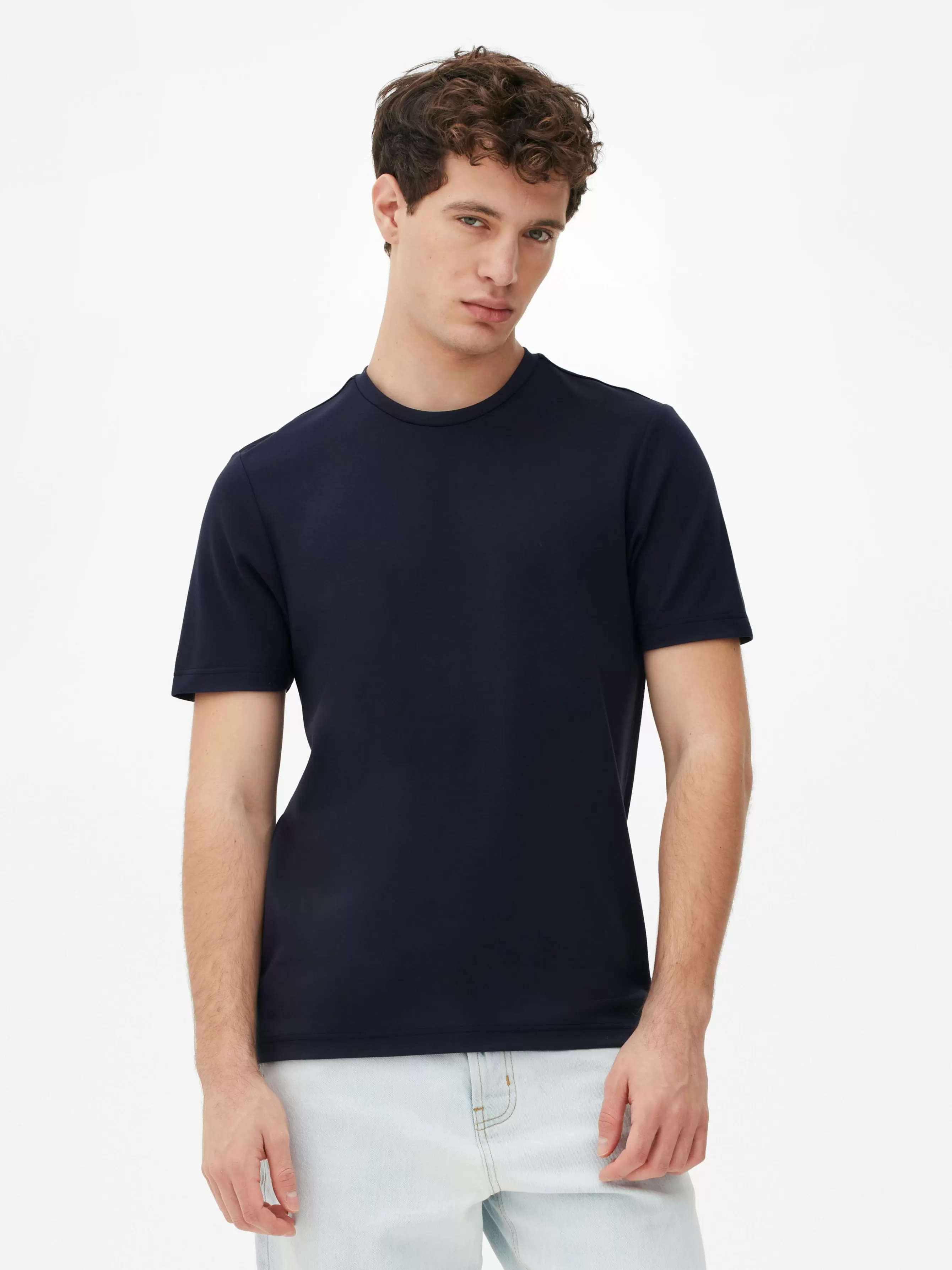 Primark T-shirt Decote Redondo Kem