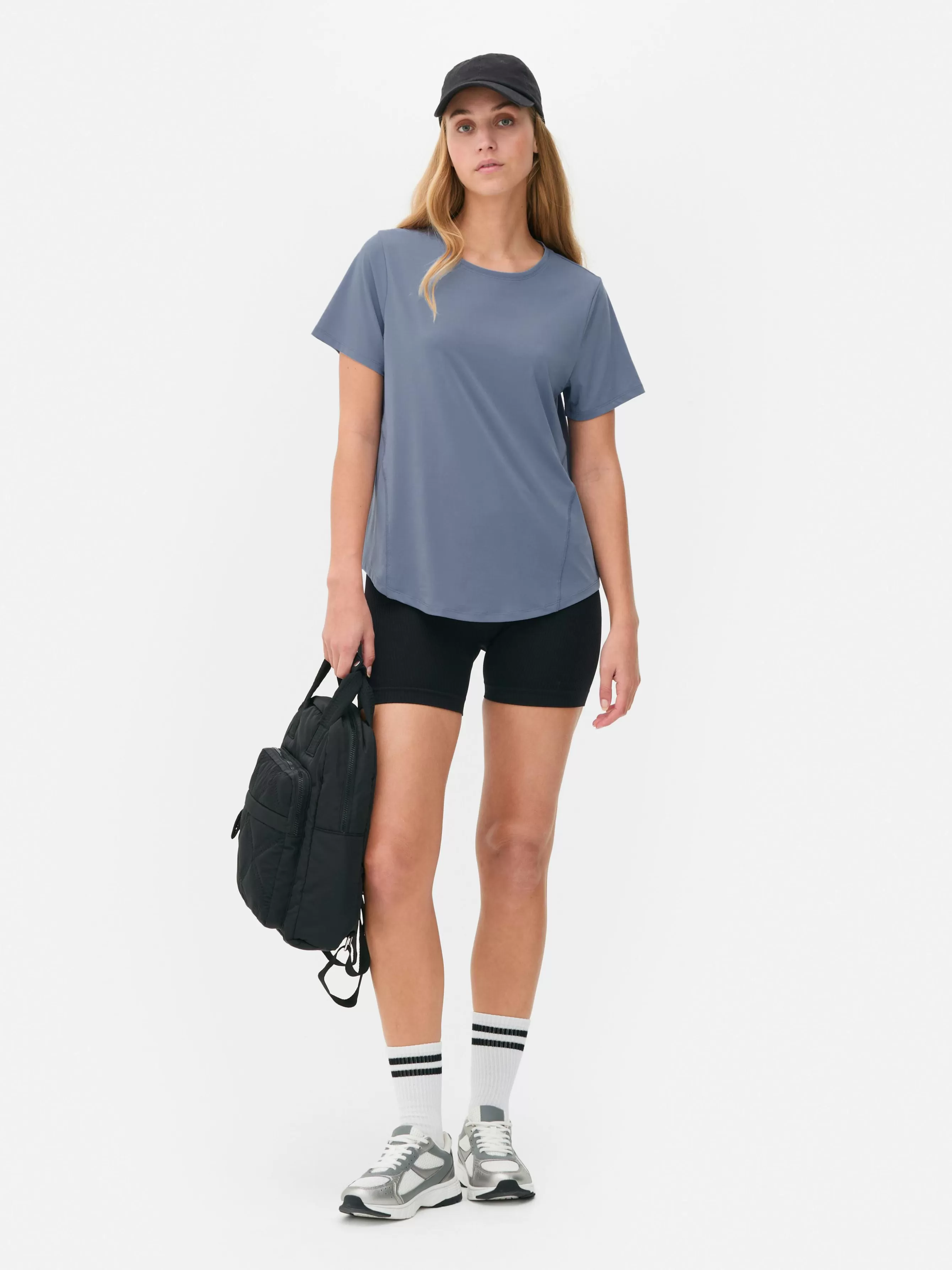 MULHER Primark T-shirt Desportiva Gola Redonda