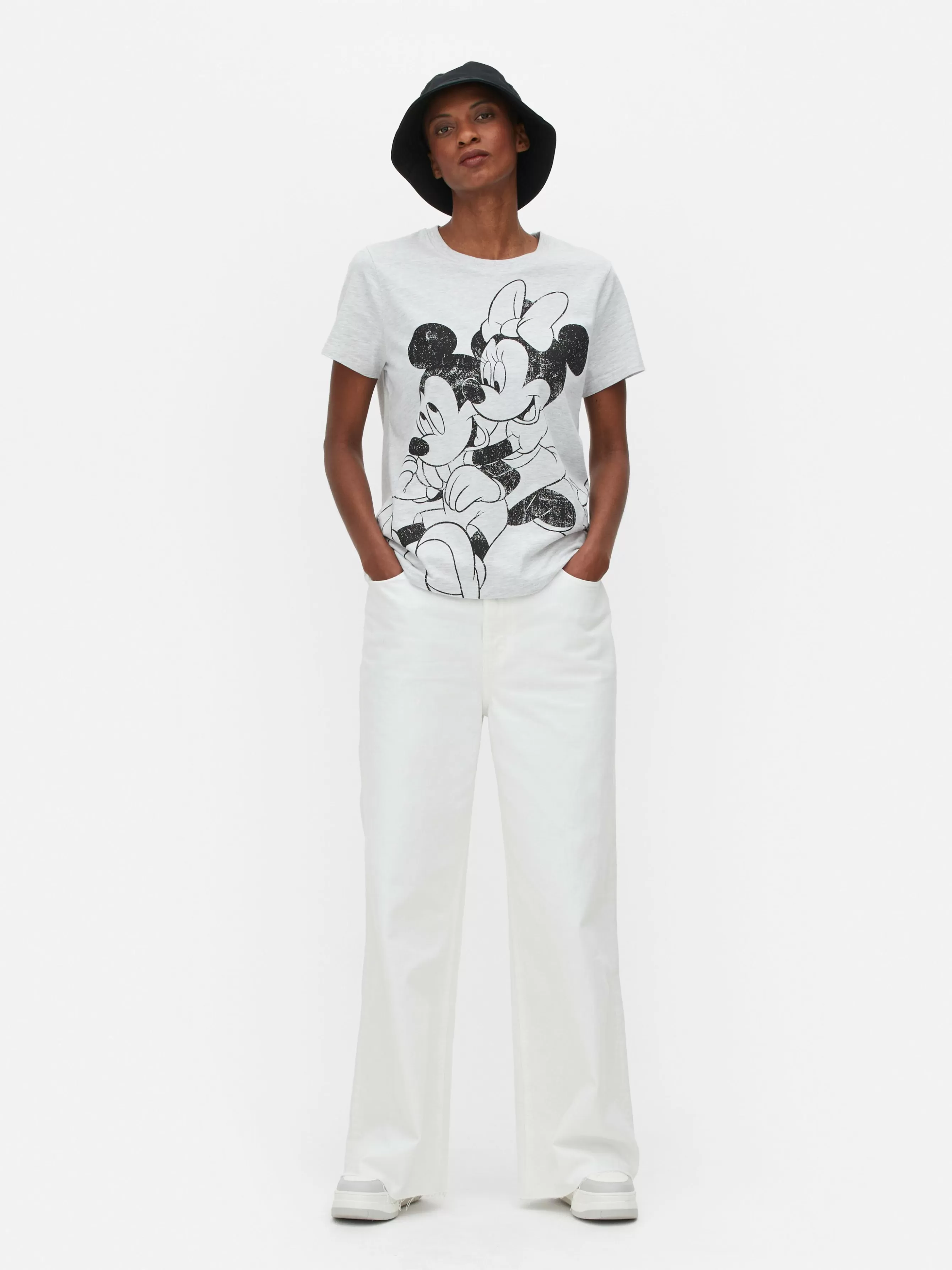 MULHER Primark T-shirt Disney Mickey E Minnie