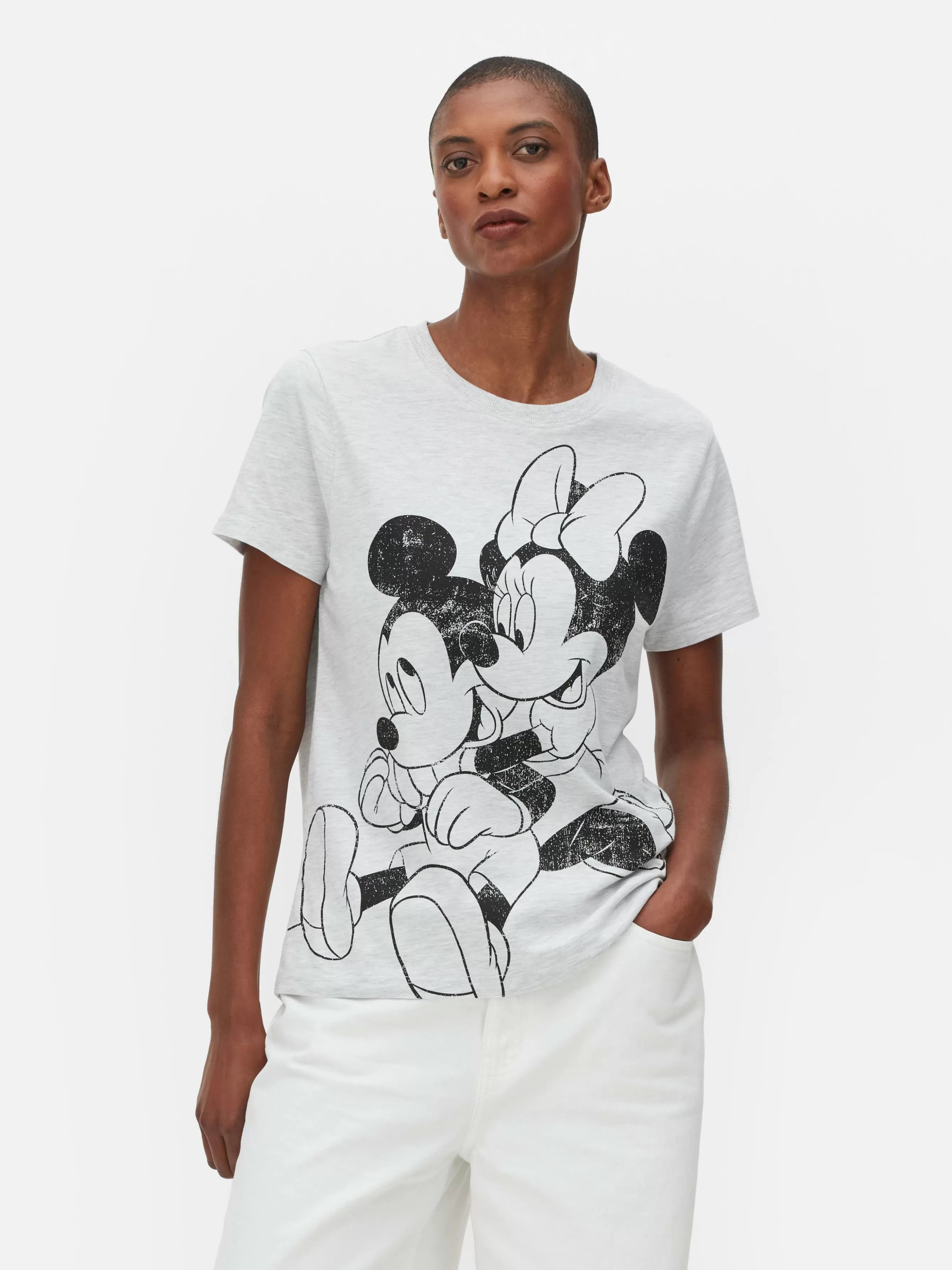 MULHER Primark T-shirt Disney Mickey E Minnie