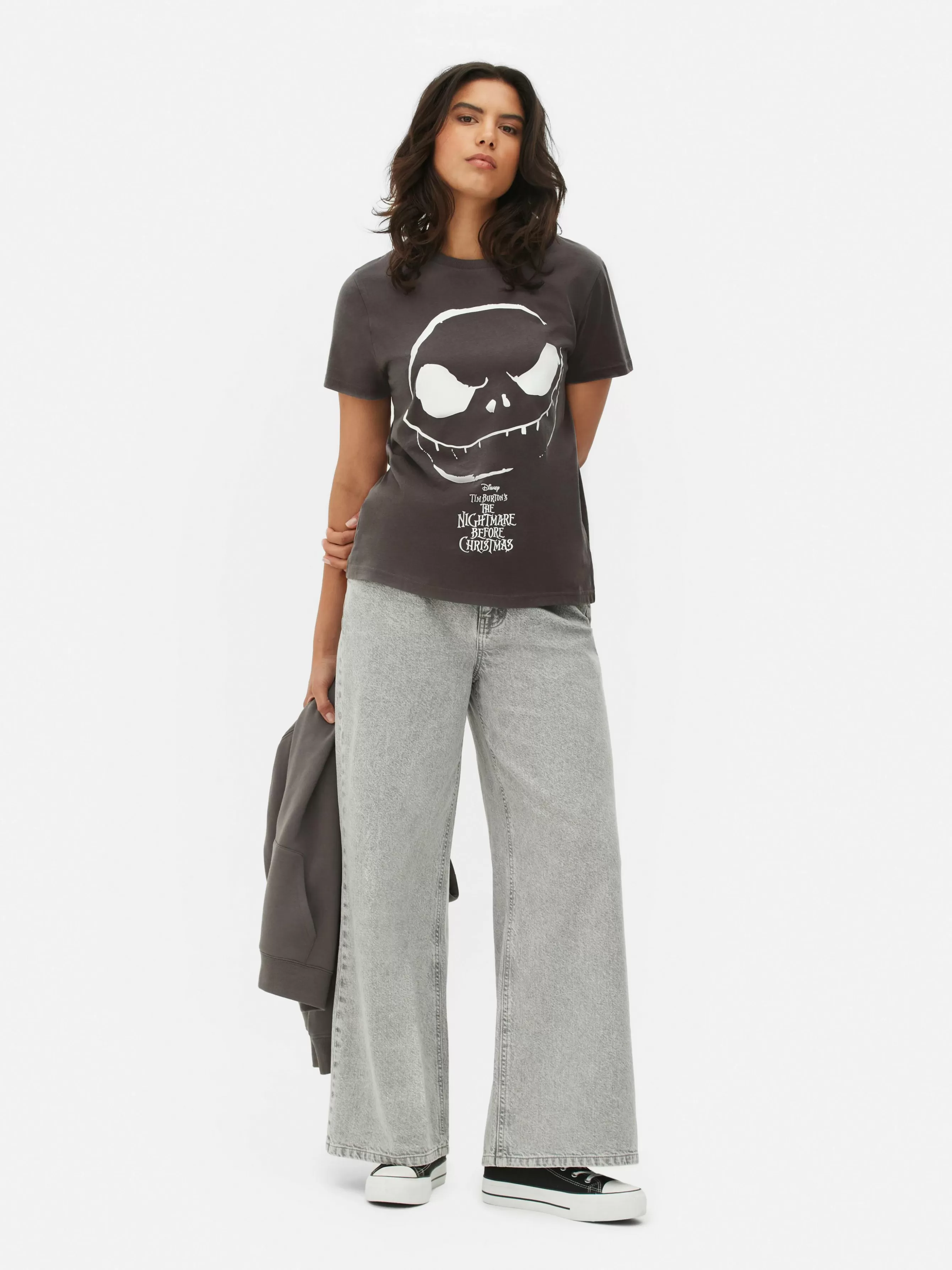 MULHER Primark T-shirt Disney Tim Burton O Estranho Mundo De Jack