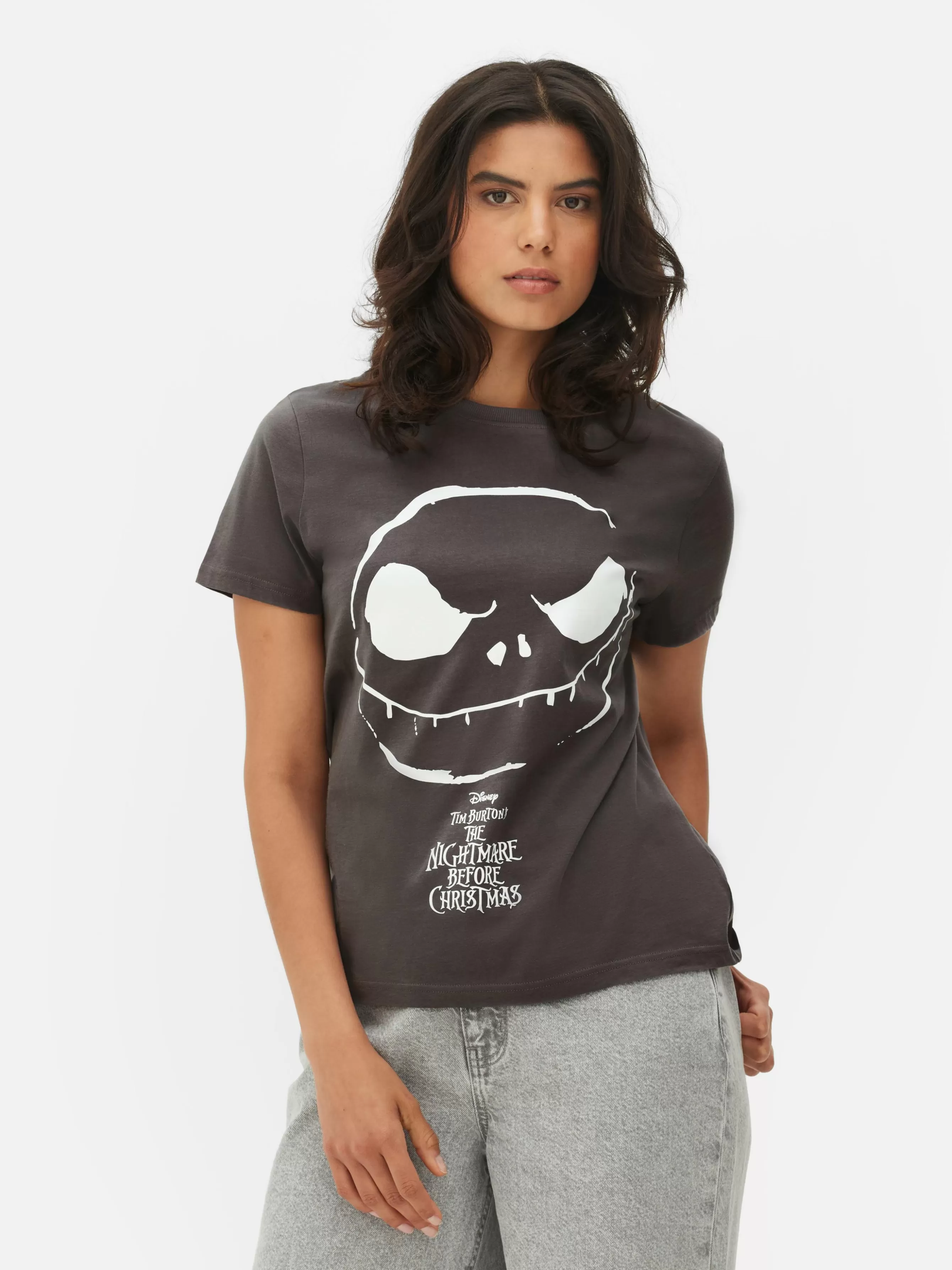 MULHER Primark T-shirt Disney Tim Burton O Estranho Mundo De Jack