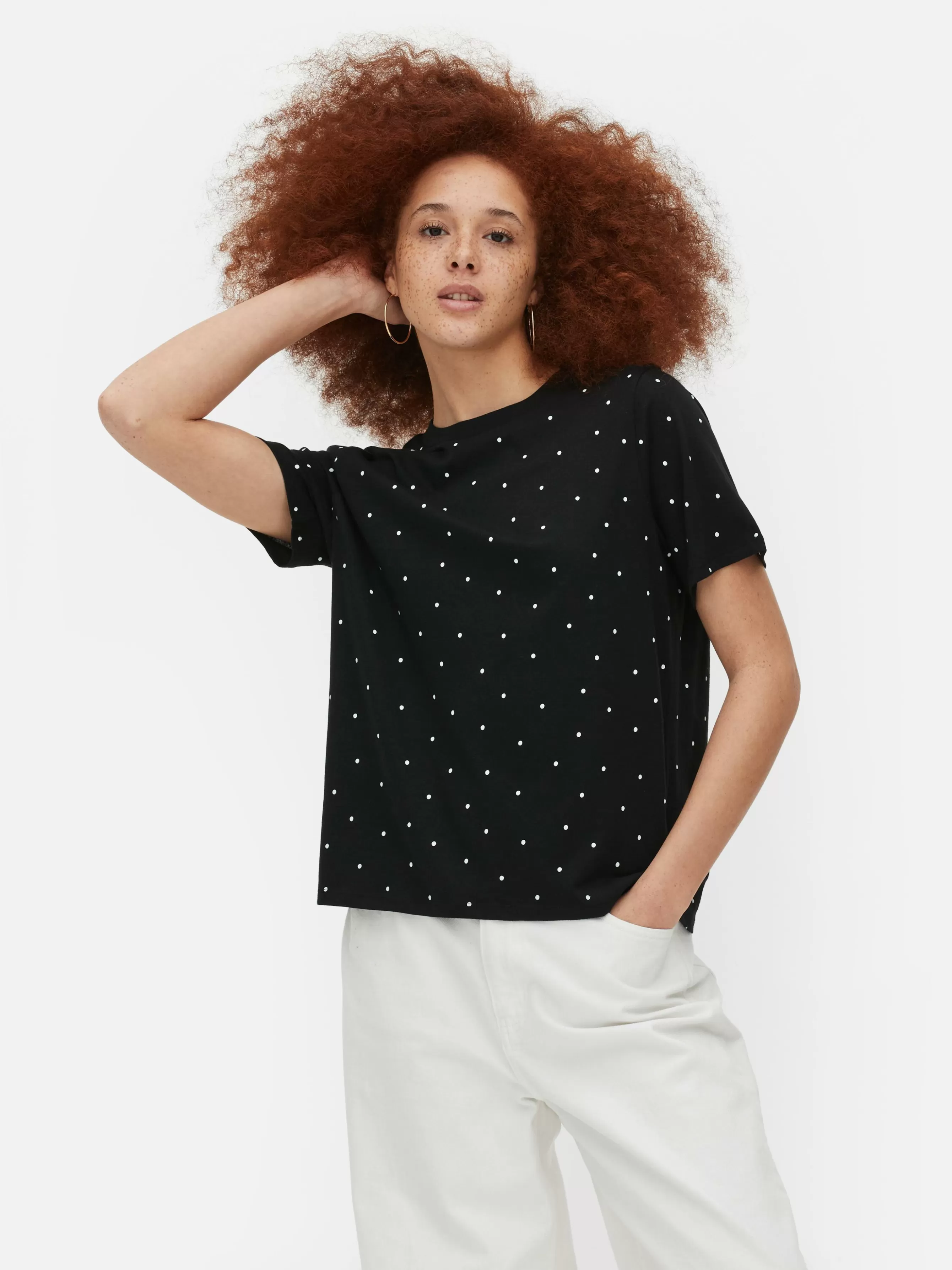 MULHER Primark T-shirt Estampado Integral